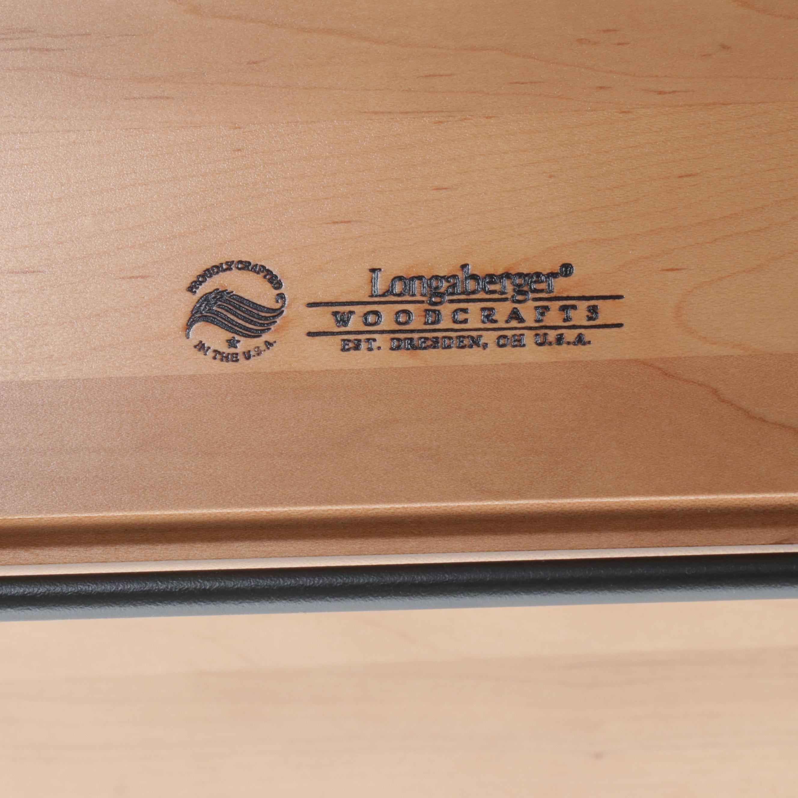 Longaberger Wood Craft Bakers Rack and Spice Rack