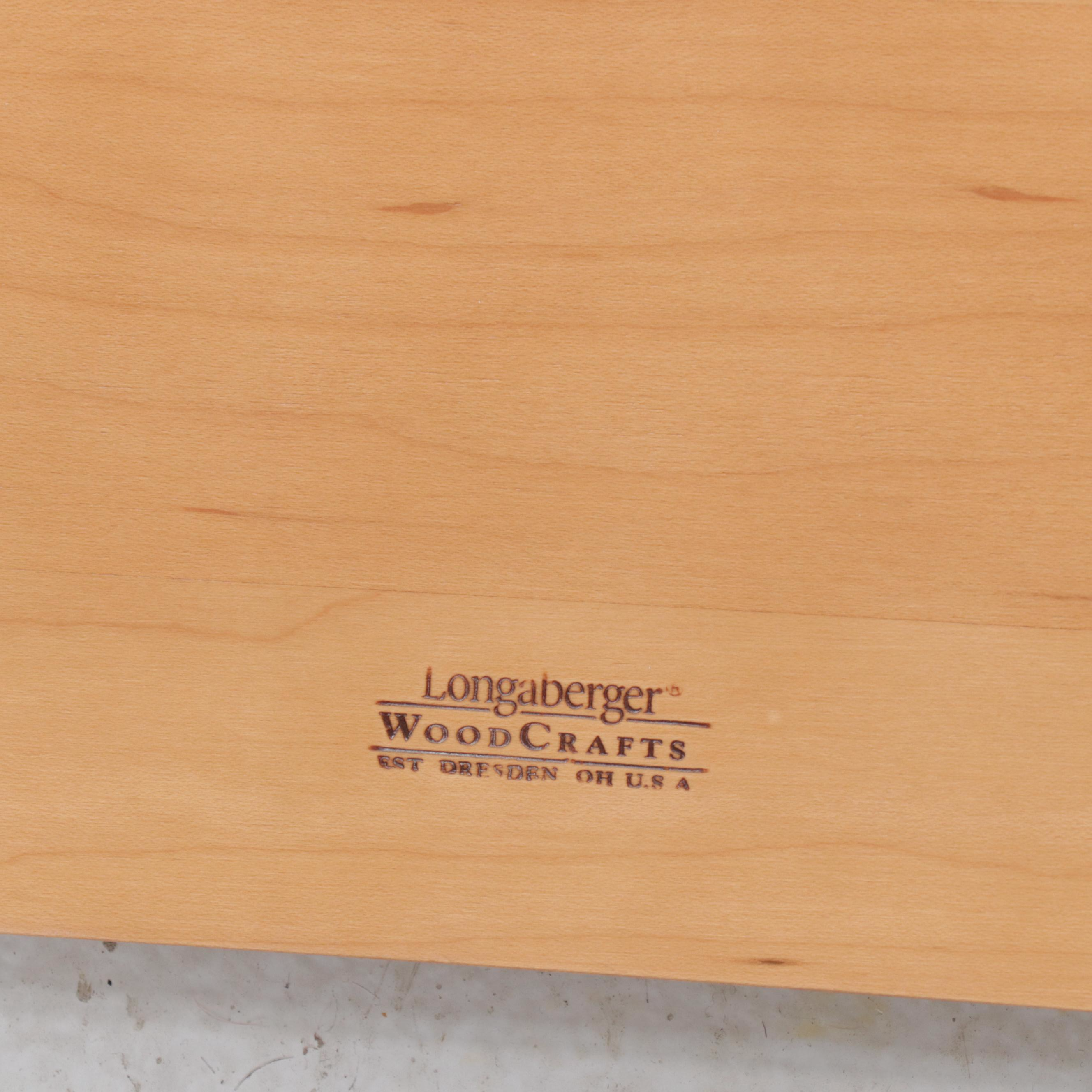 Longaberger Wood Craft Bakers Rack and Spice Rack