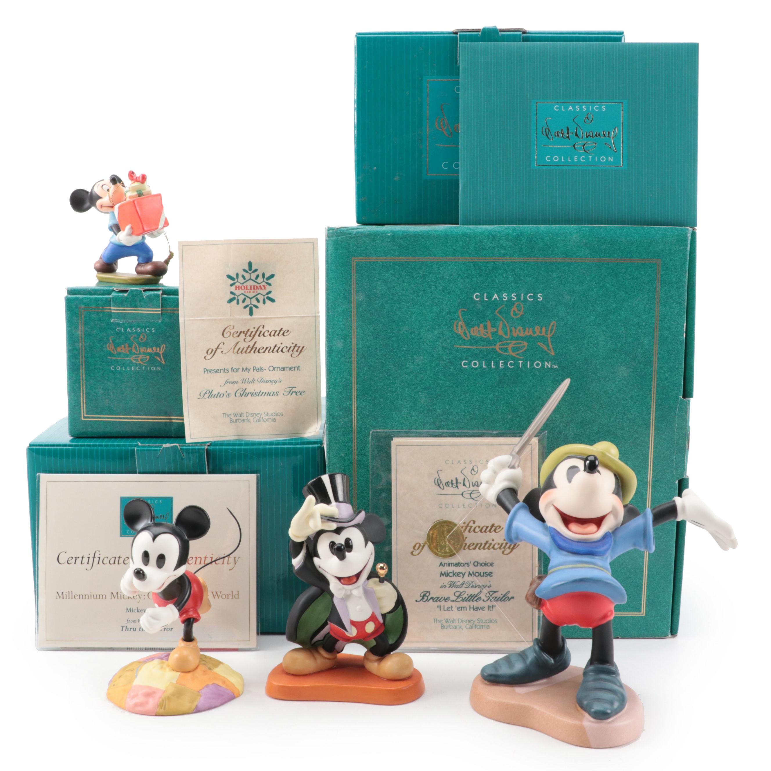 Walt Disney Classics Collection Mickey Mouse Figurines