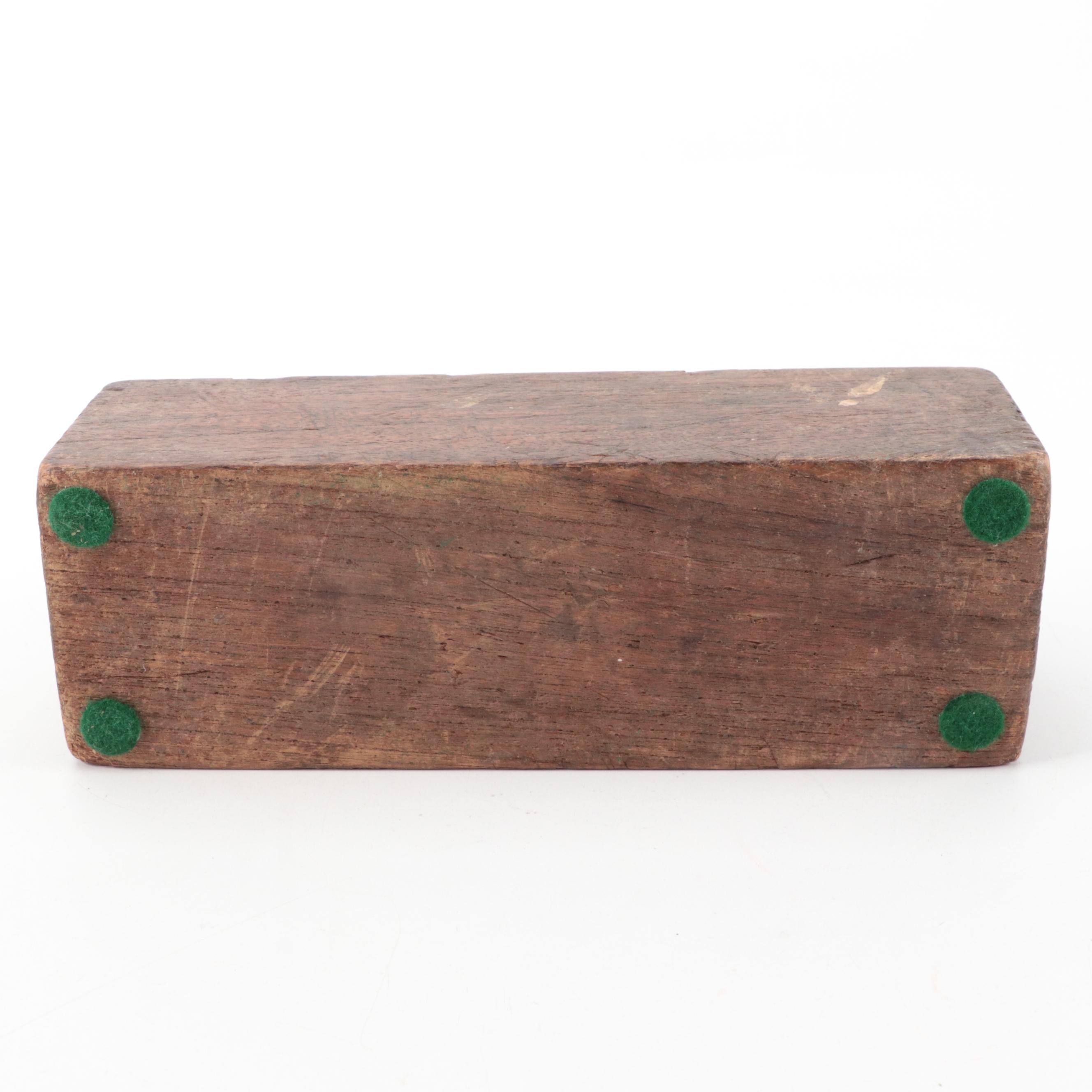 Brass Hanging Doorbell, Scale Weights, Handbell and Boat Hull Model