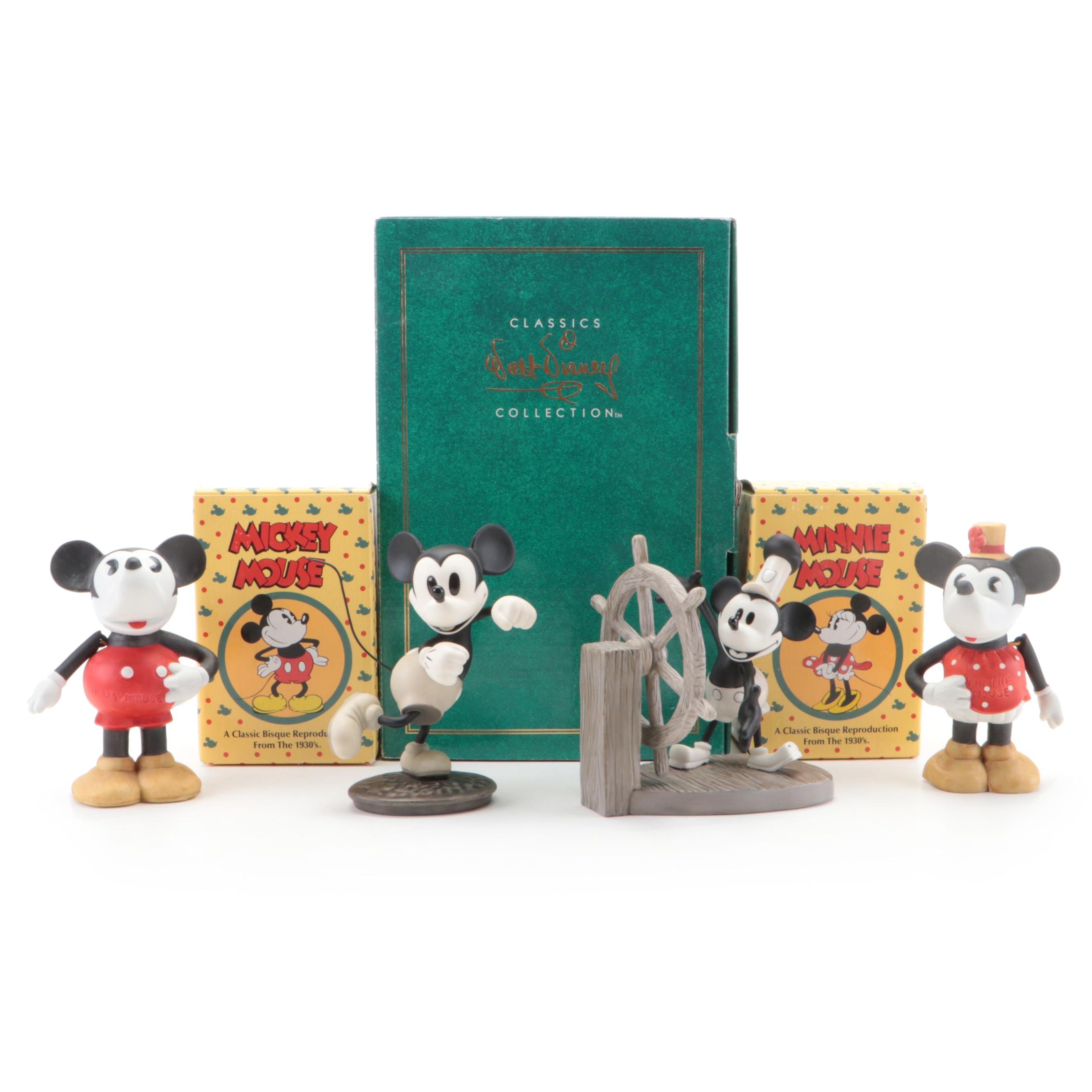 Walt Disney Classics Collection and Other Mickey and Minnie Mouse Figurines