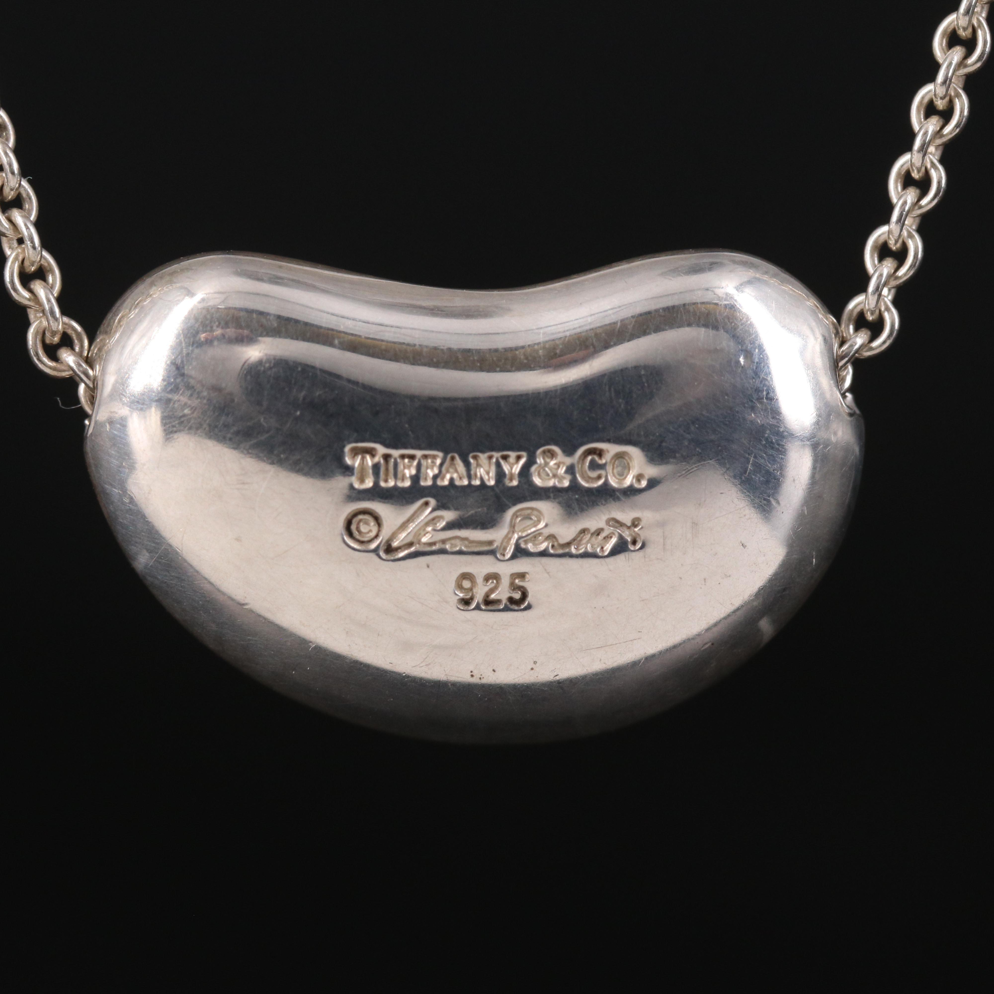 Elsa Peretti for Tiffany & Co. Sterling "Bean" Necklace