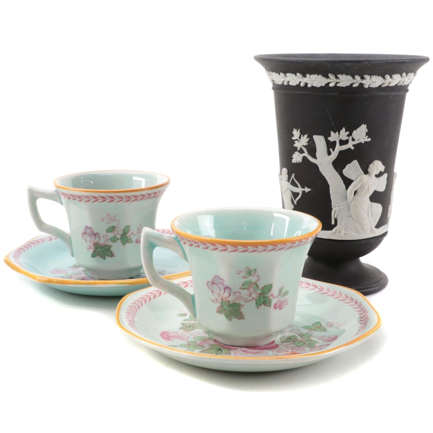 Adams and Wedgwood Porcelain and Jasper Dinnerware