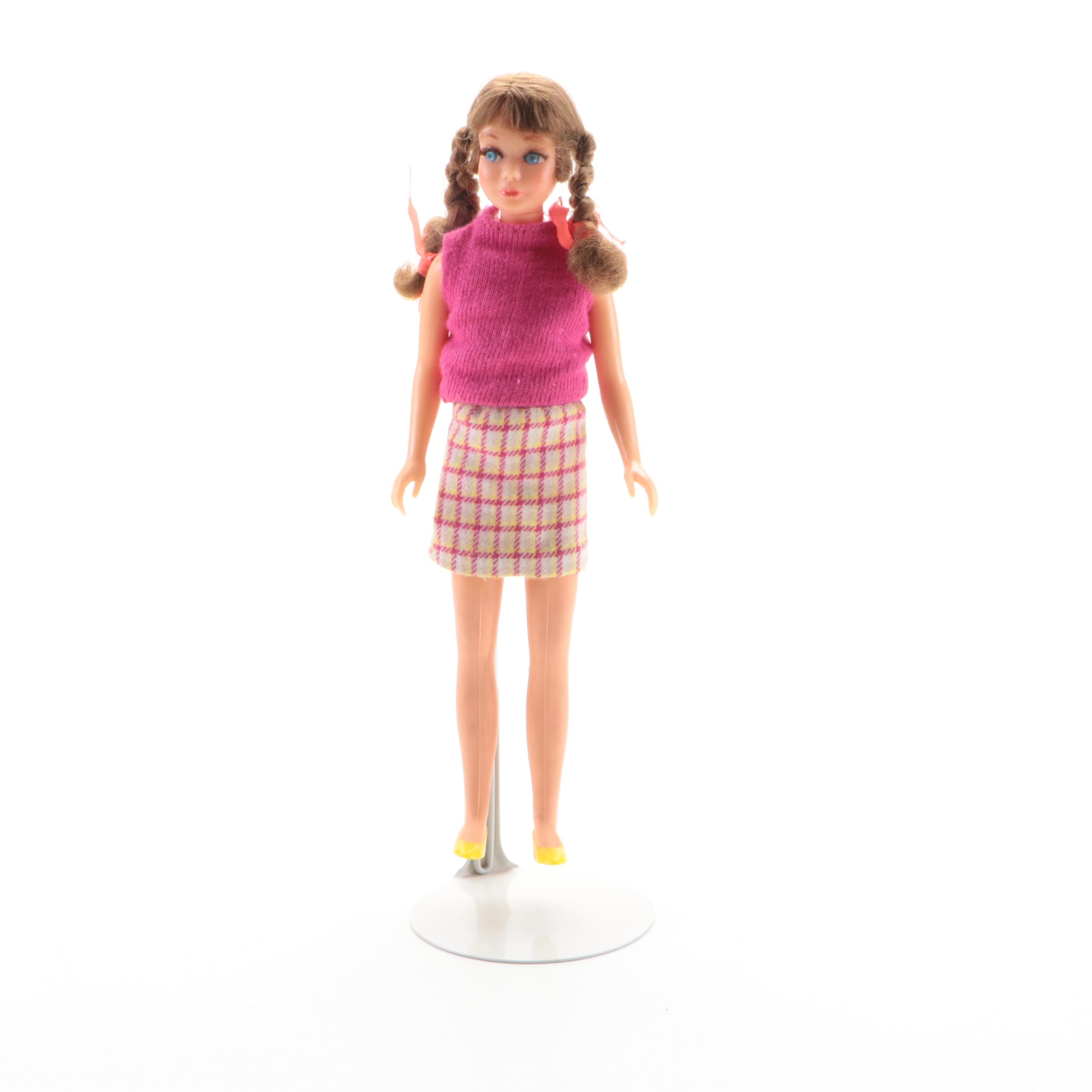 Mattel "Francie" with Twist and Turn "PJ"and Other Mod Barbies and Accessories