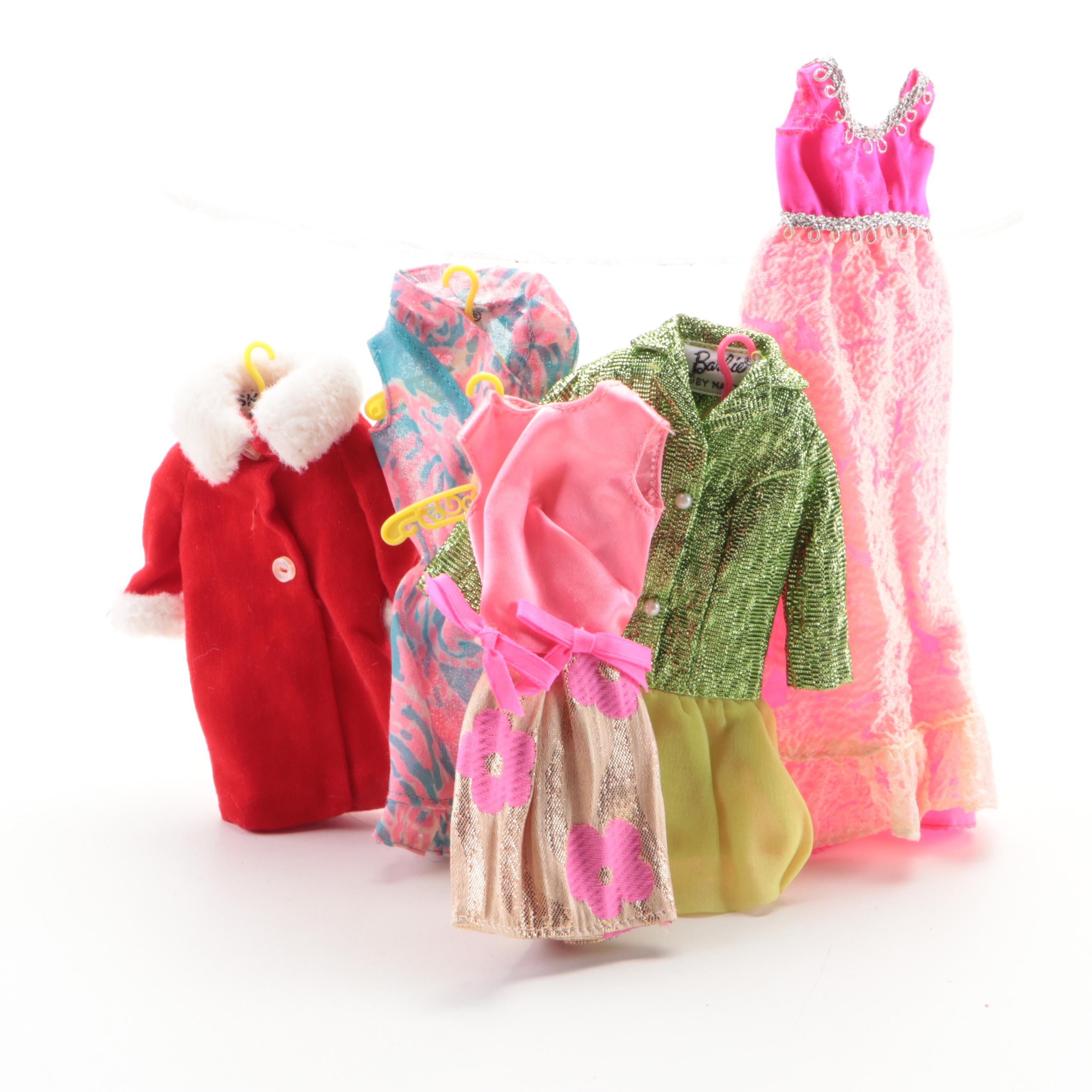 Mattel "Francie" with Twist and Turn "PJ"and Other Mod Barbies and Accessories