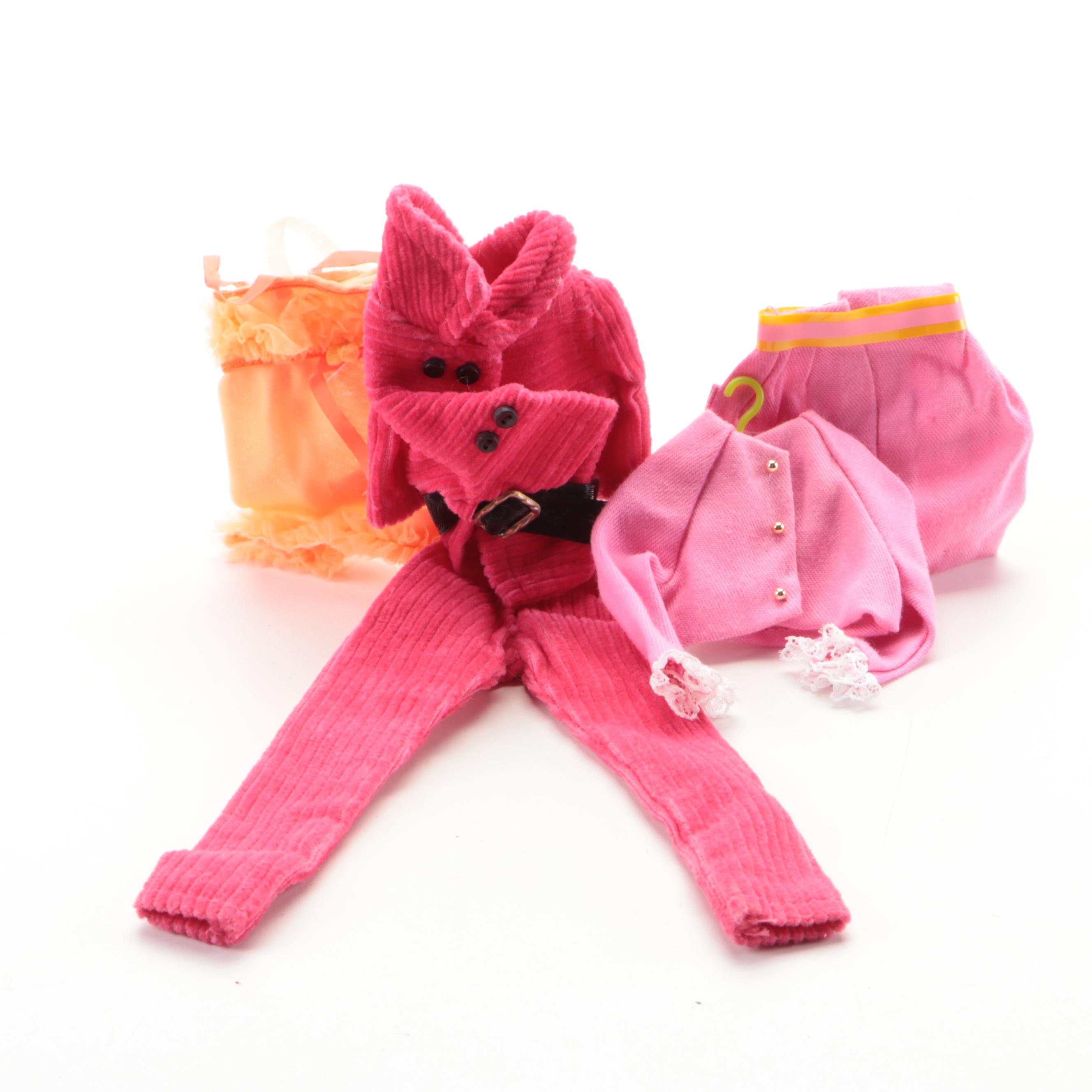 Mattel "Francie" with Twist and Turn "PJ"and Other Mod Barbies and Accessories