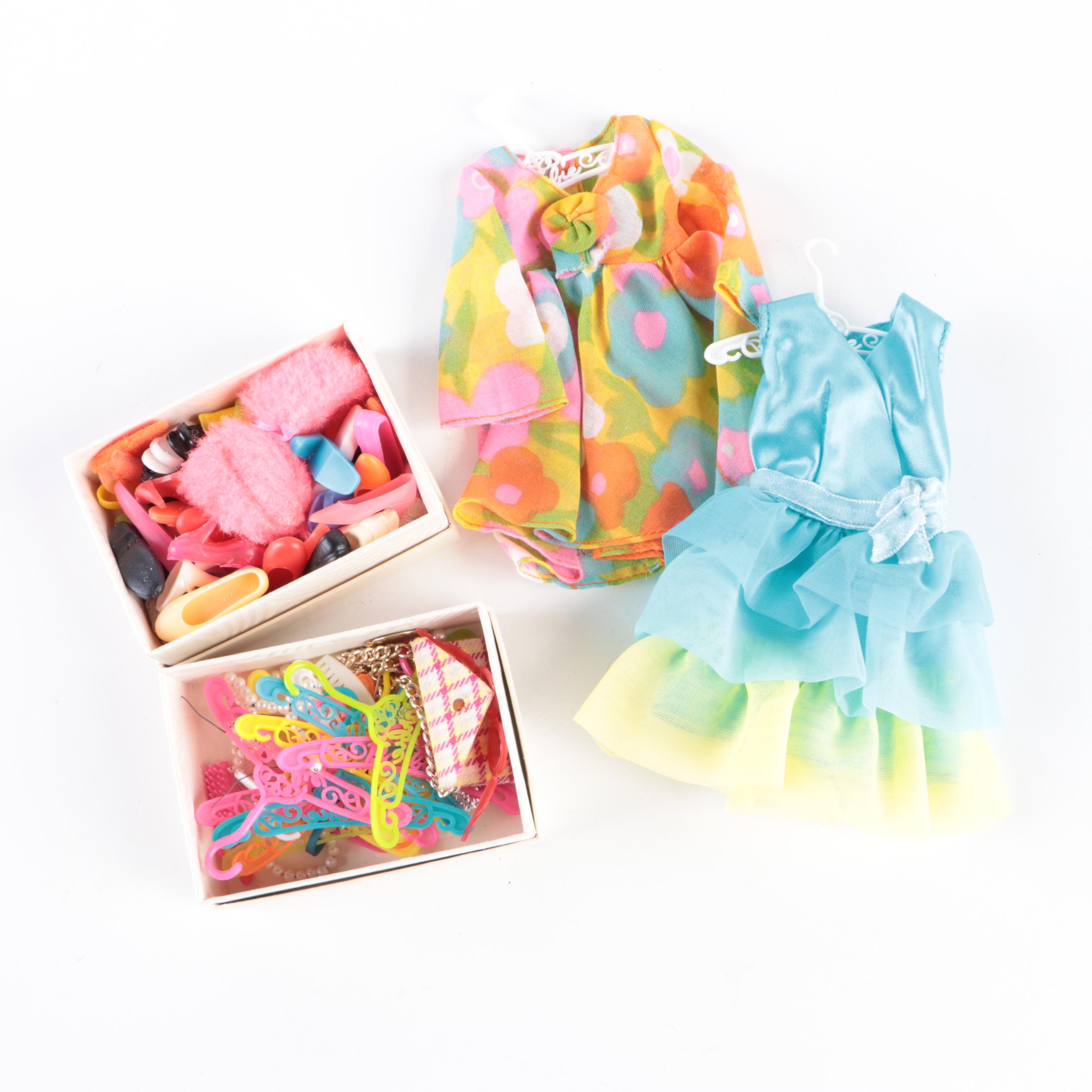 Mattel "Francie" with Twist and Turn "PJ"and Other Mod Barbies and Accessories