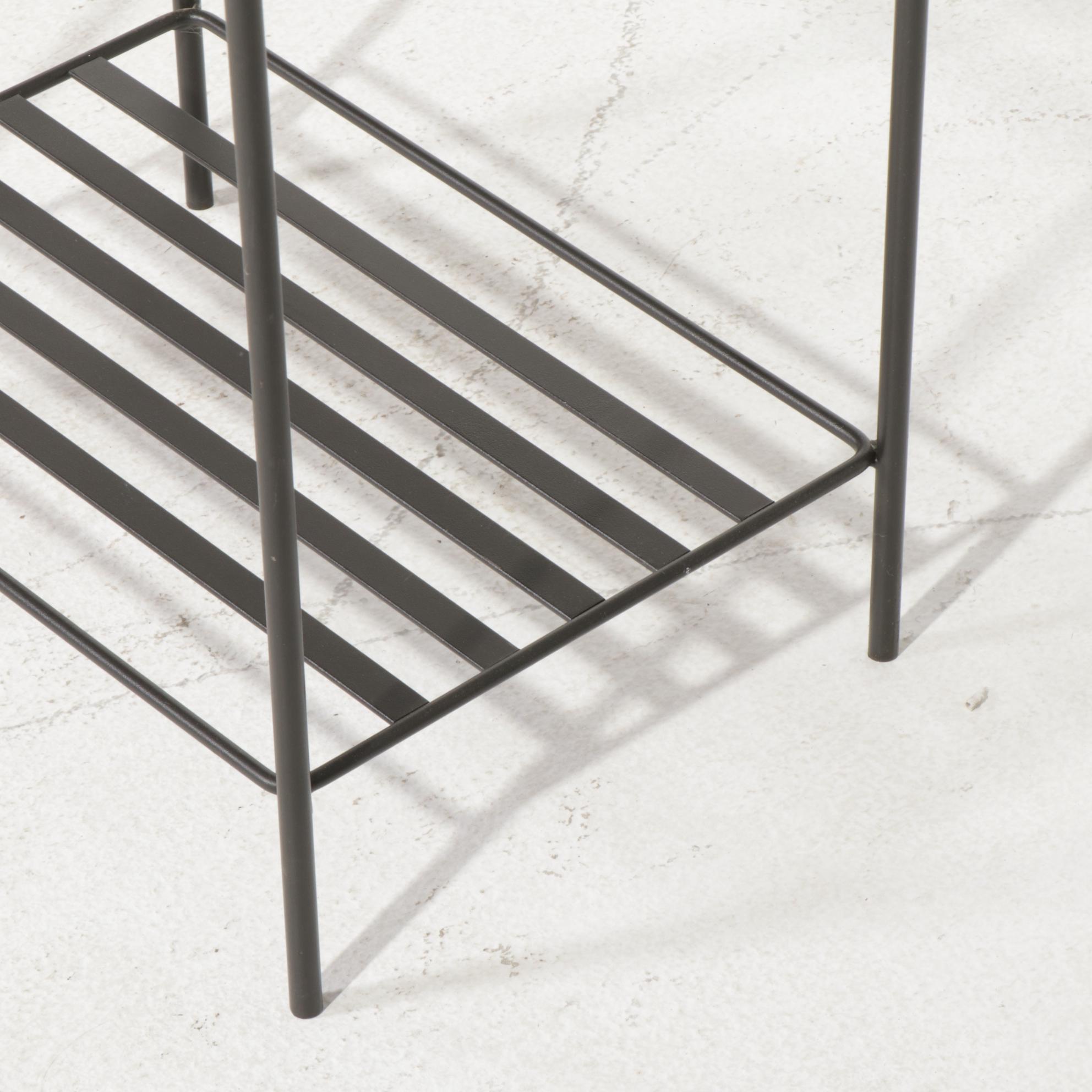 Longaberger Wrought Iron and Wooden Bakers Rack