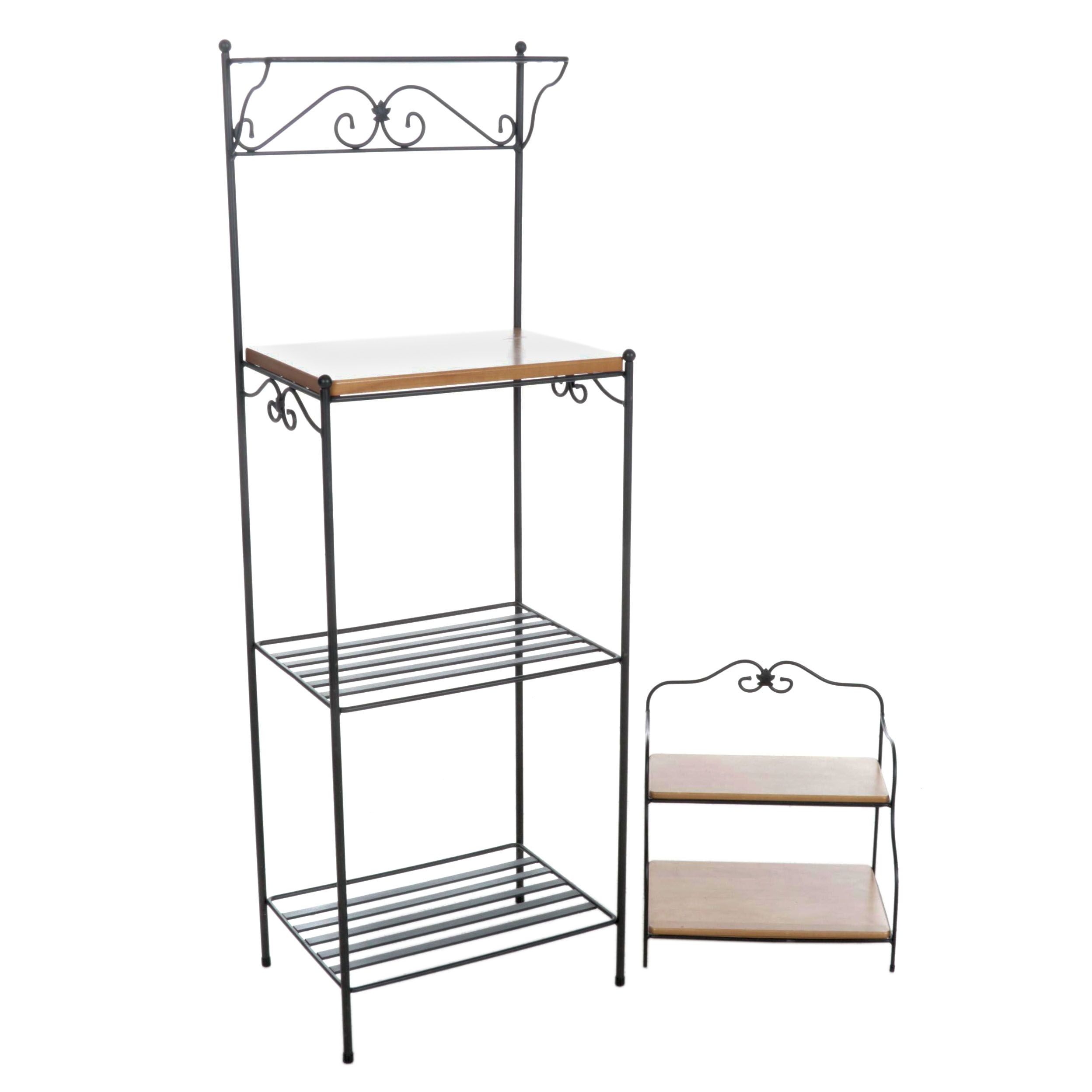 Longaberger Wood Craft Bakers Rack and Spice Rack