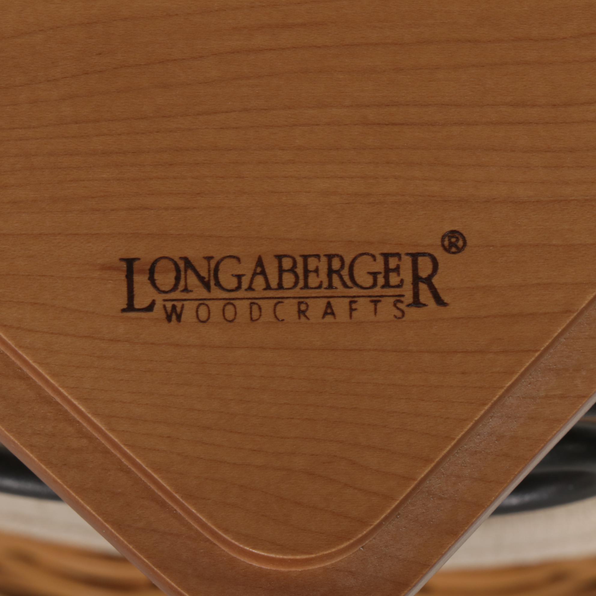 Longaberger Wrought Iron Basket Stand, Corner Storage Rack and Baskets