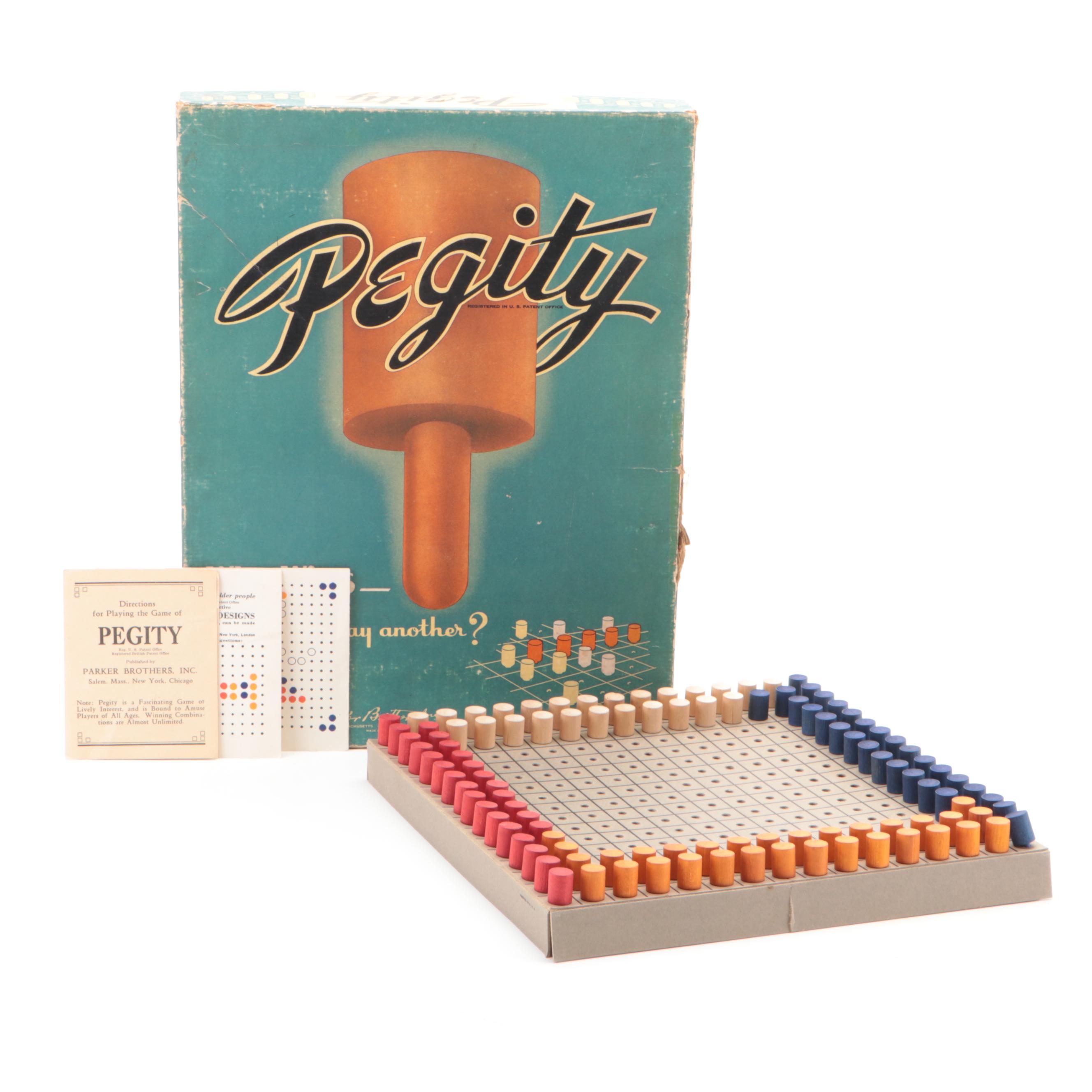 Pegity, On Parade and Tripoley Board Games