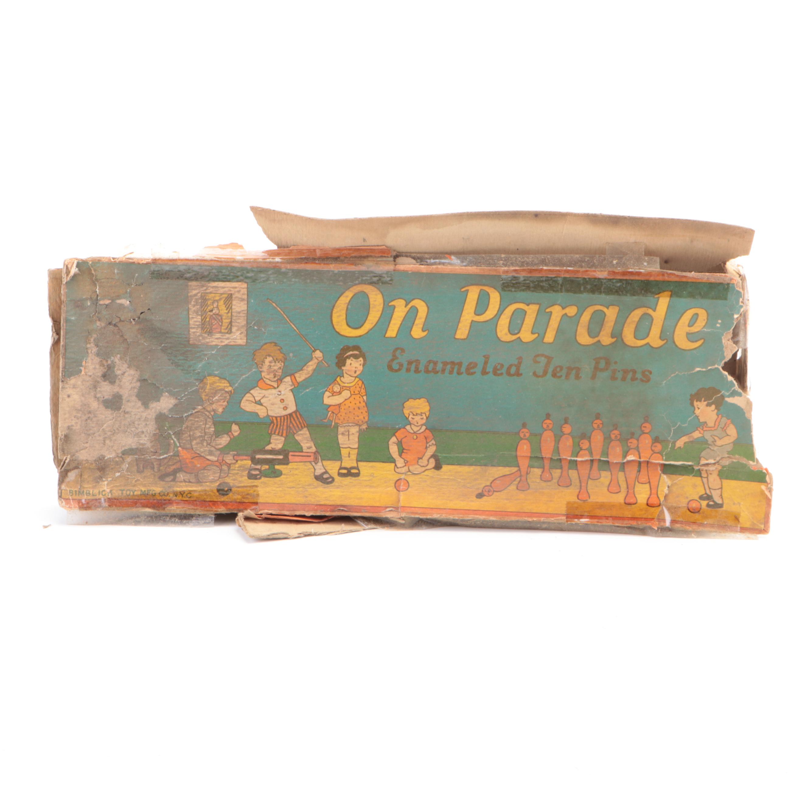 Pegity, On Parade and Tripoley Board Games