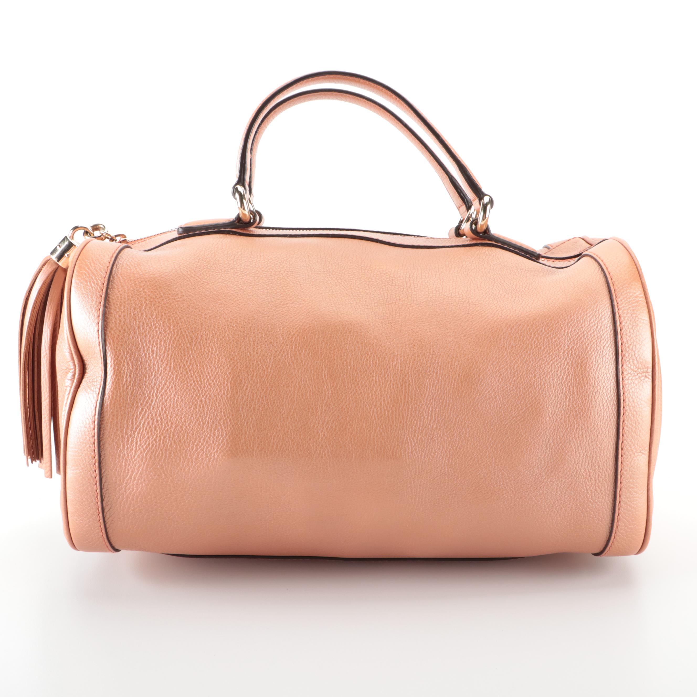 Gucci Japan Exclusive Soho Boston Bag in Pearlescent Grained Leather