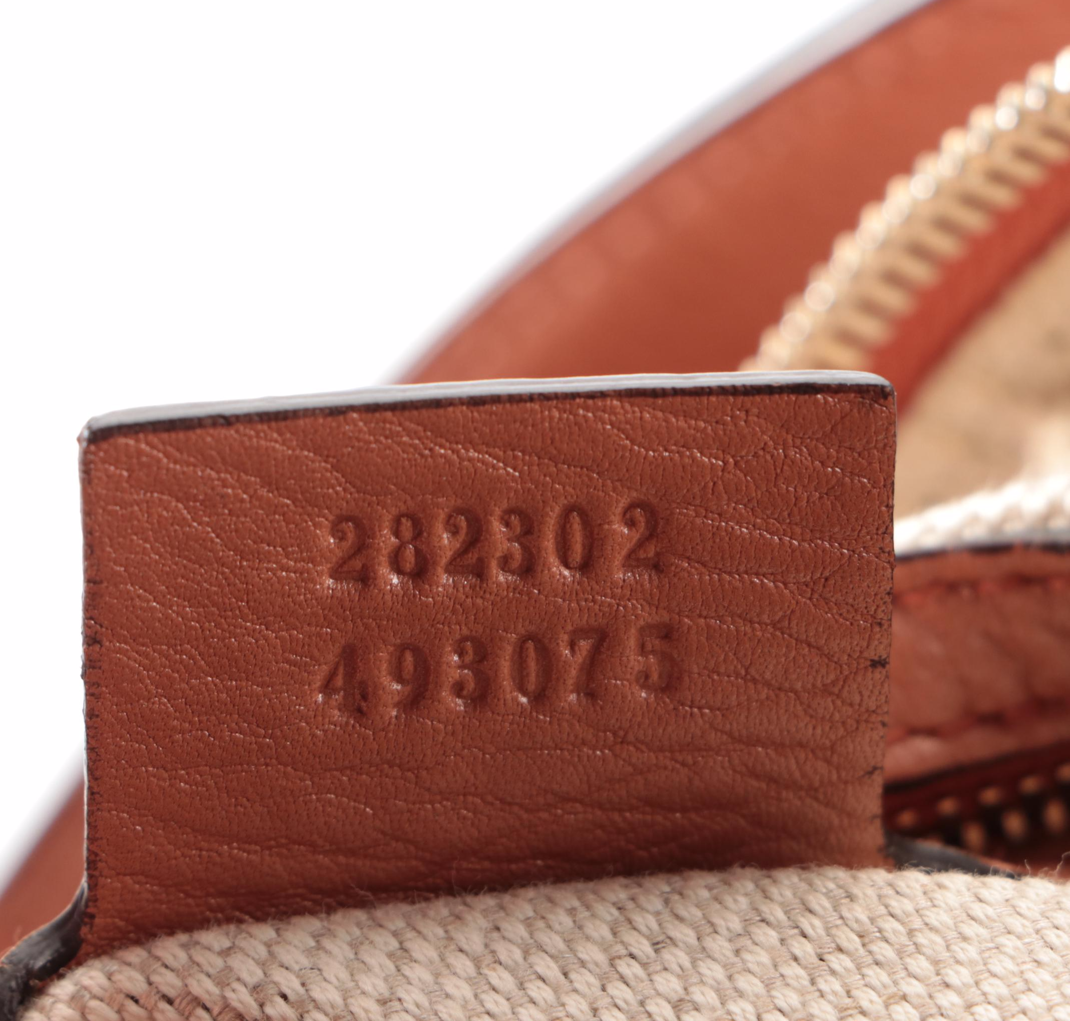 Gucci Japan Exclusive Soho Boston Bag in Pearlescent Grained Leather