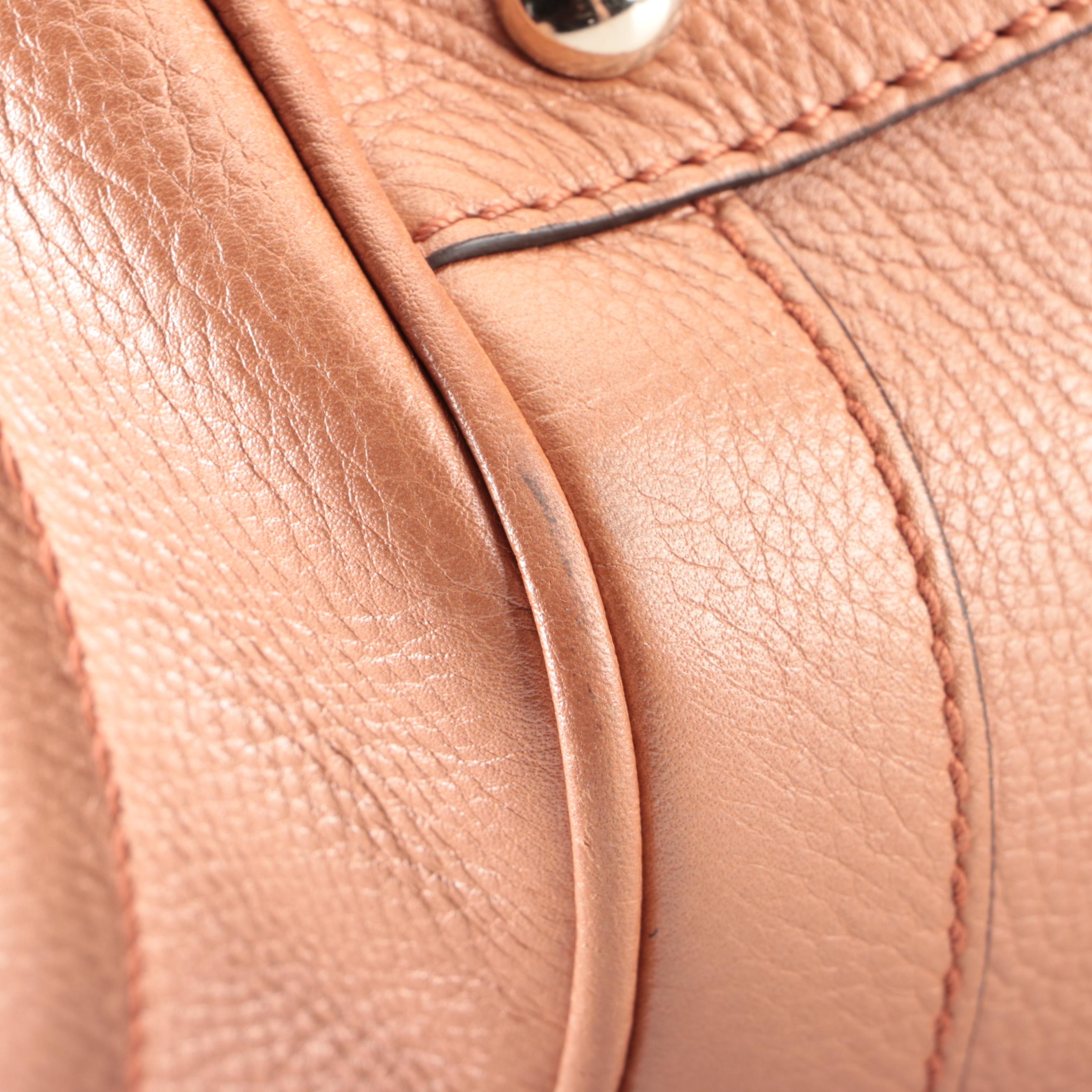 Gucci Japan Exclusive Soho Boston Bag in Pearlescent Grained Leather