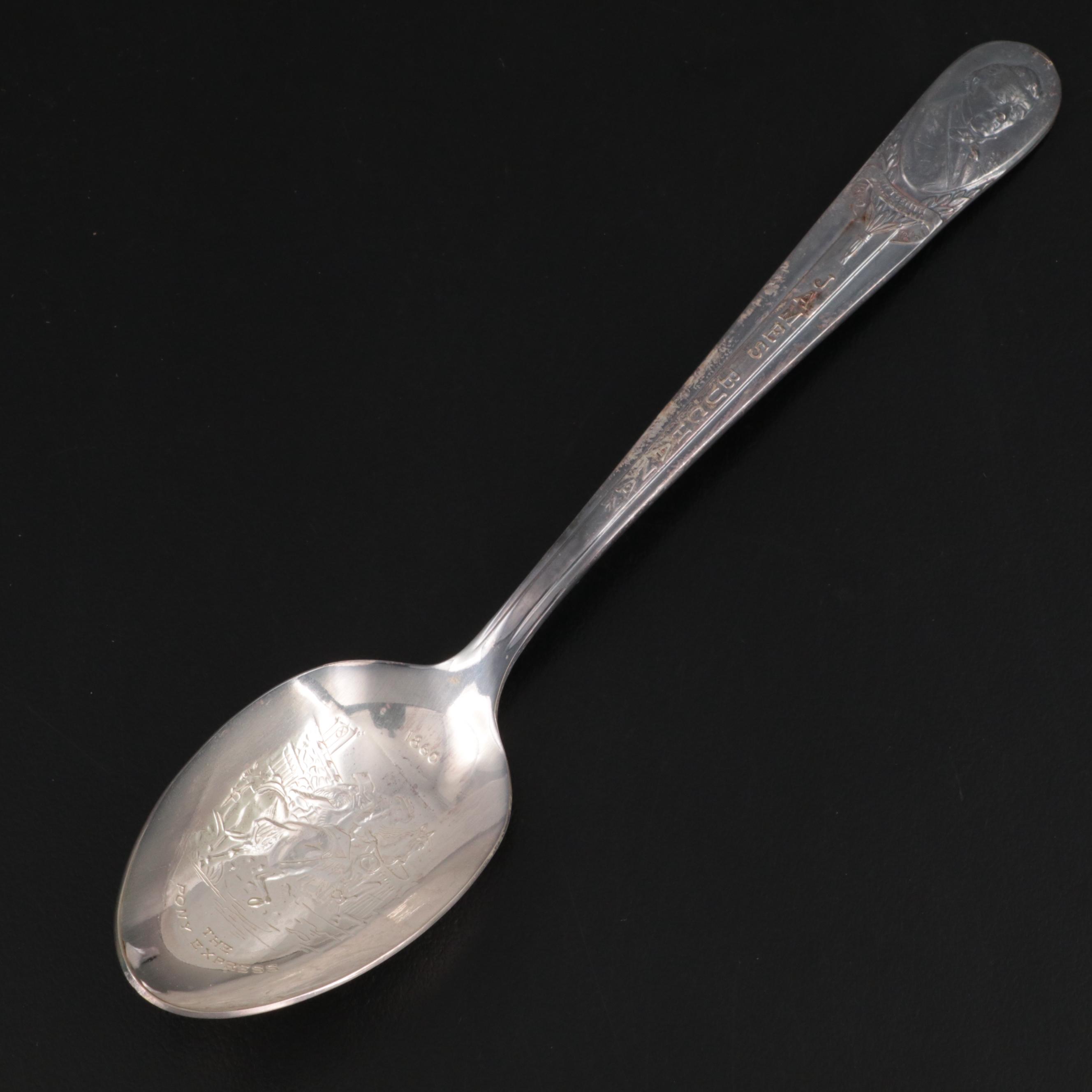 Wm Rogers Silver Plate Presidents Commemorative Spoon Collection in Case