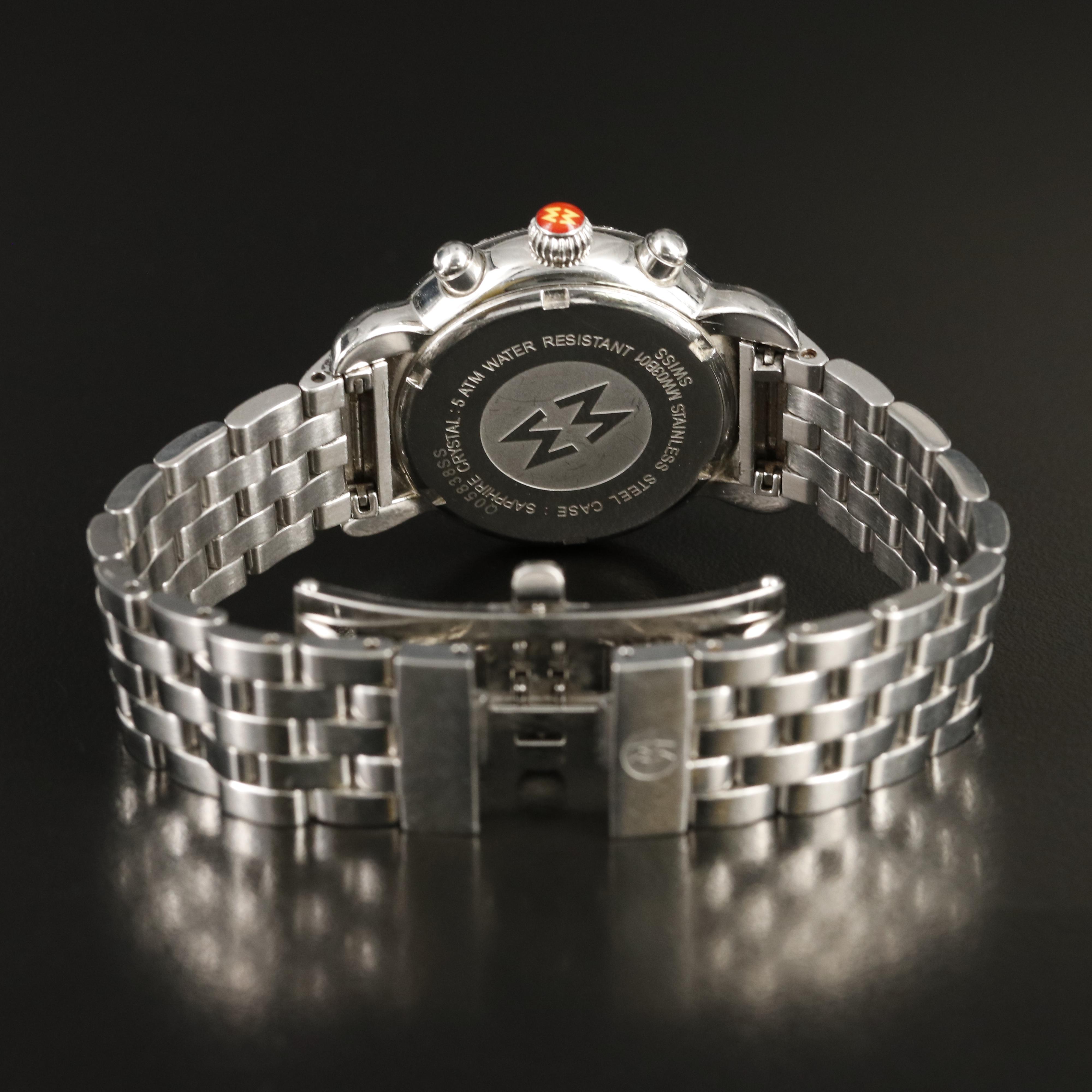 Michele CSX 33 Diamond Chronograph Watch