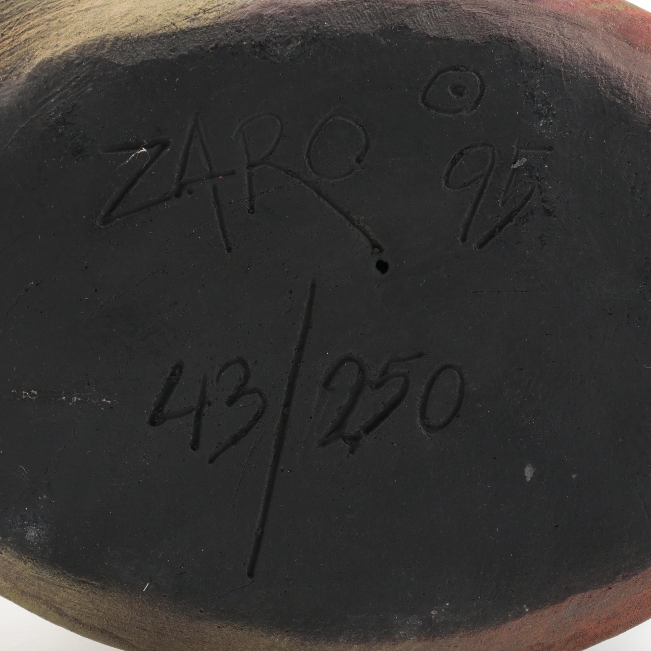 George "Zaro" Tudzarov Raku Fired Figural Ceramic Sculpture