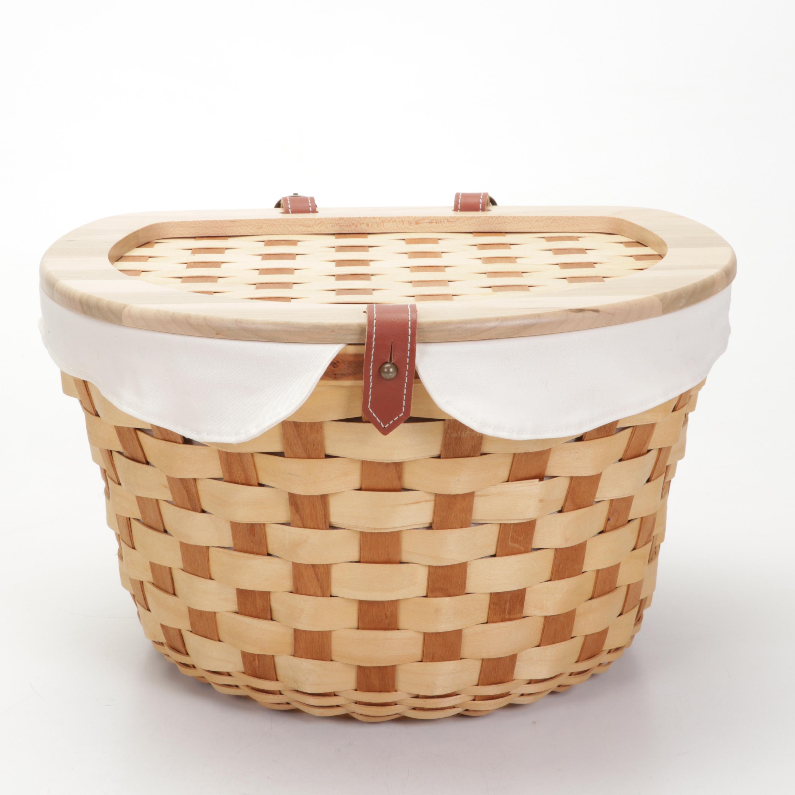 Longaberger Collectors Collection "Loves Me - Loves Me Not" Bicycle Basket