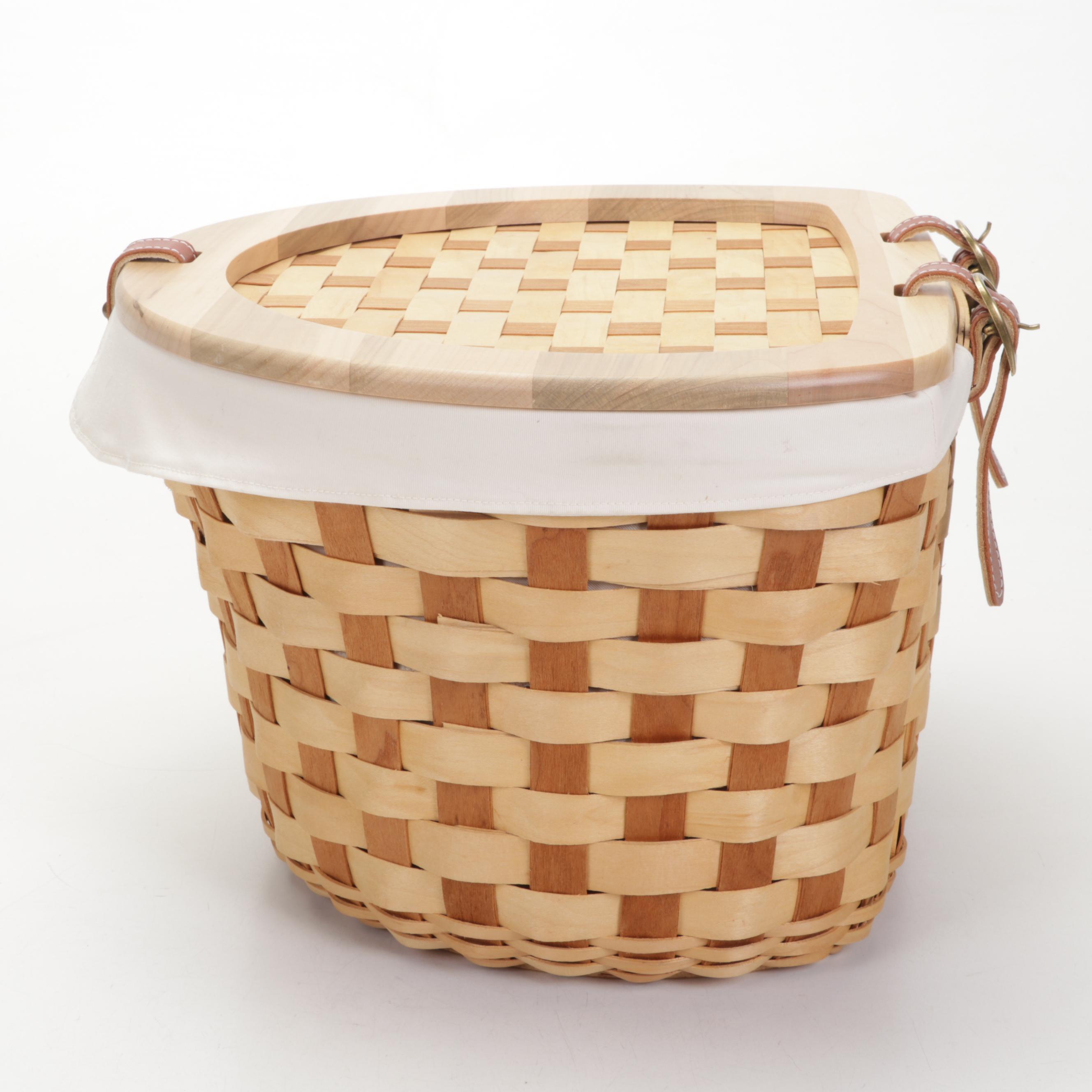 Longaberger Collectors Collection "Loves Me - Loves Me Not" Bicycle Basket