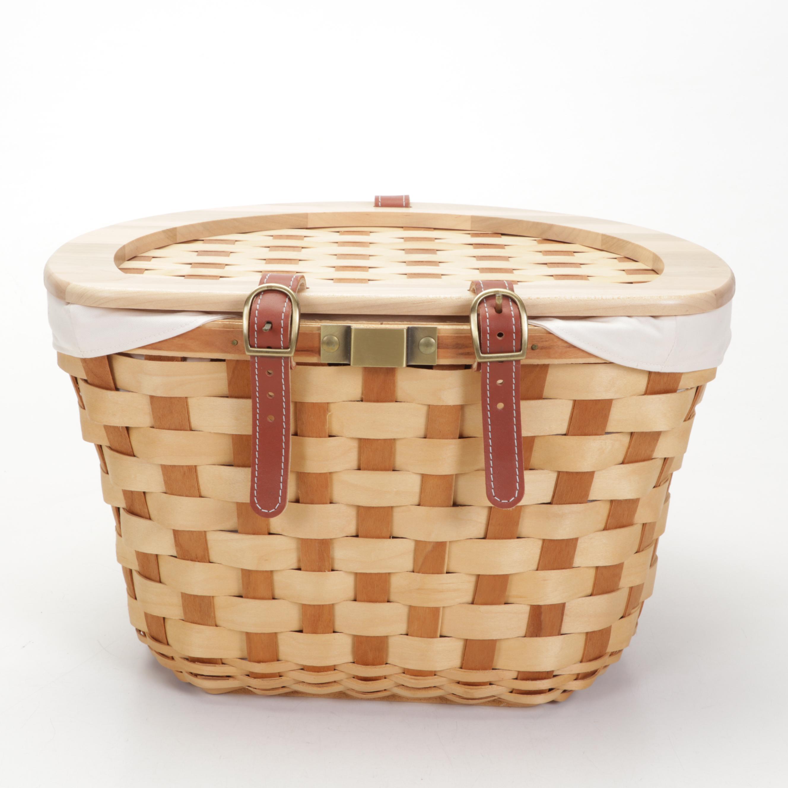 Longaberger Collectors Collection "Loves Me - Loves Me Not" Bicycle Basket