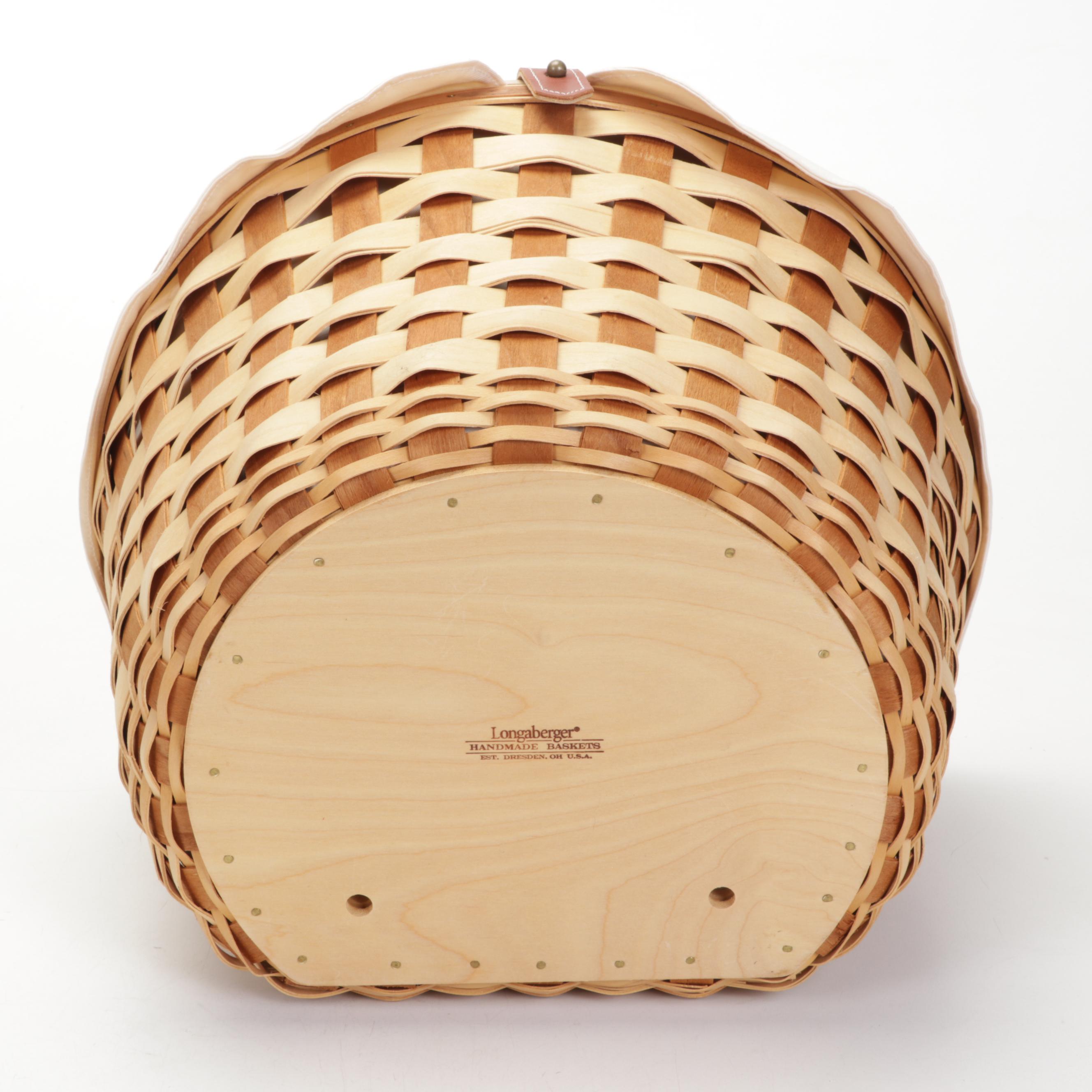 Longaberger Collectors Collection "Loves Me - Loves Me Not" Bicycle Basket