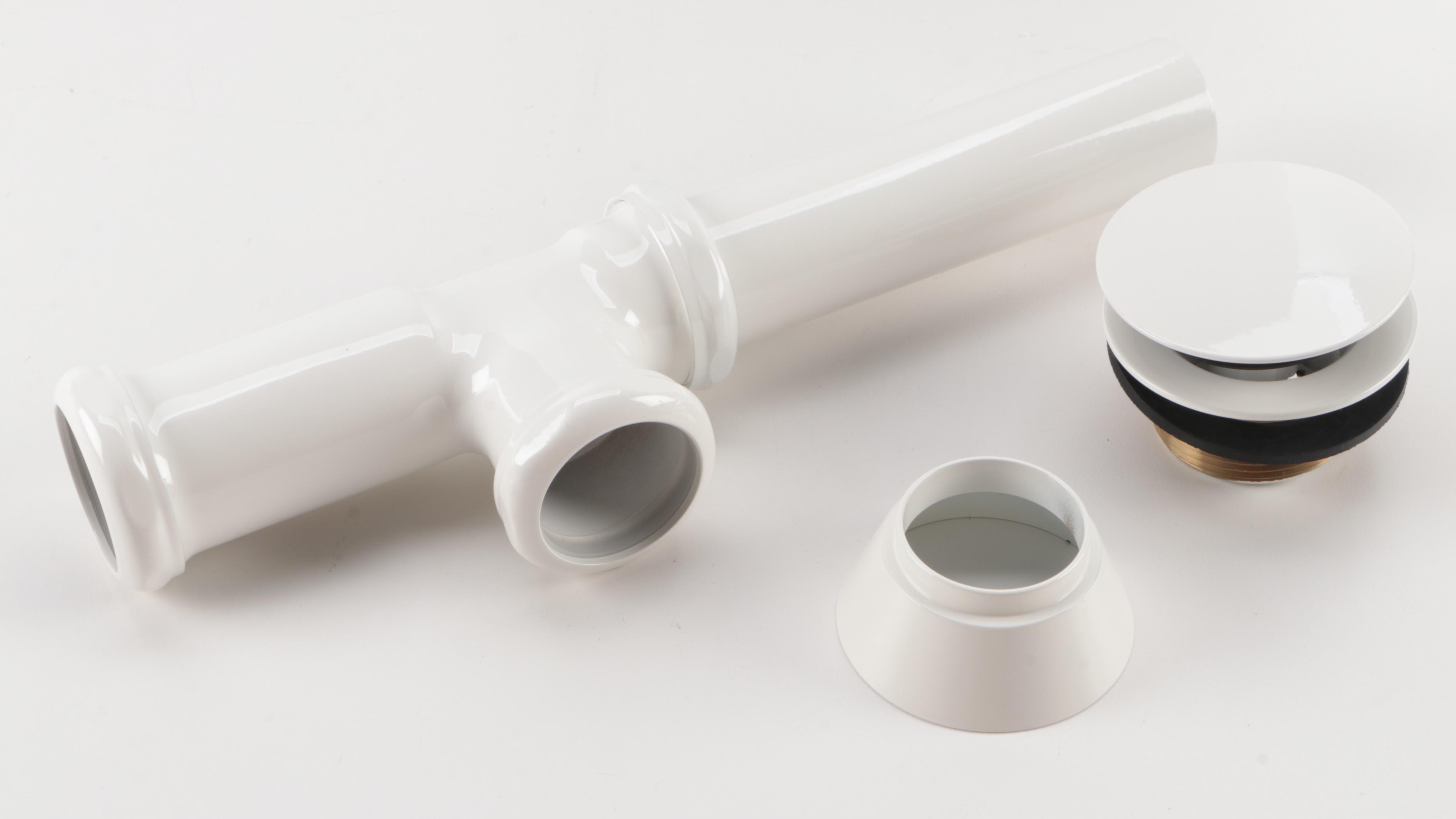 Brushed Nickel Deck Mount Waterfall Tub Faucet and Hand Shower with Tub Drain