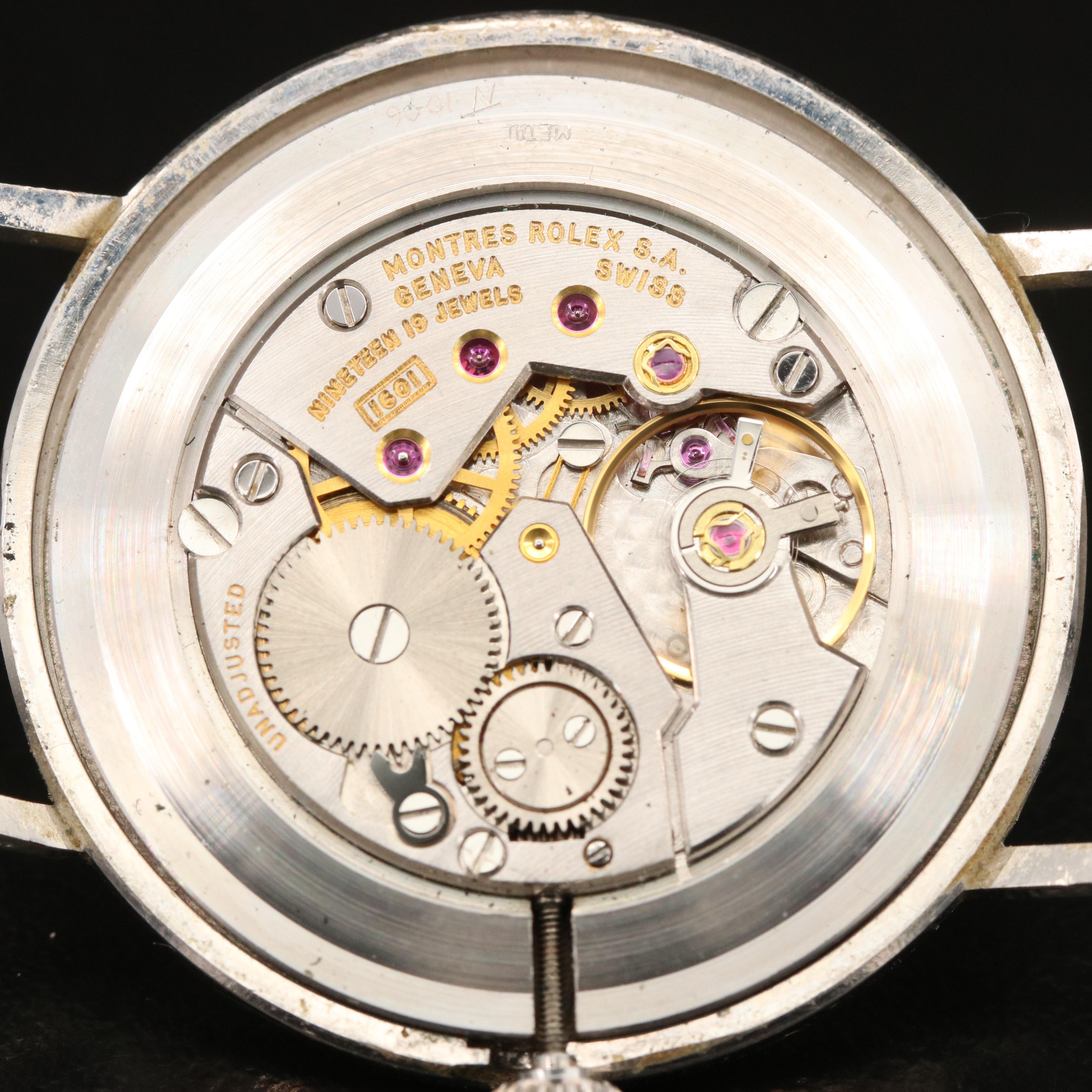 18K Rolex Geneve Cellini Manual Wind Watch