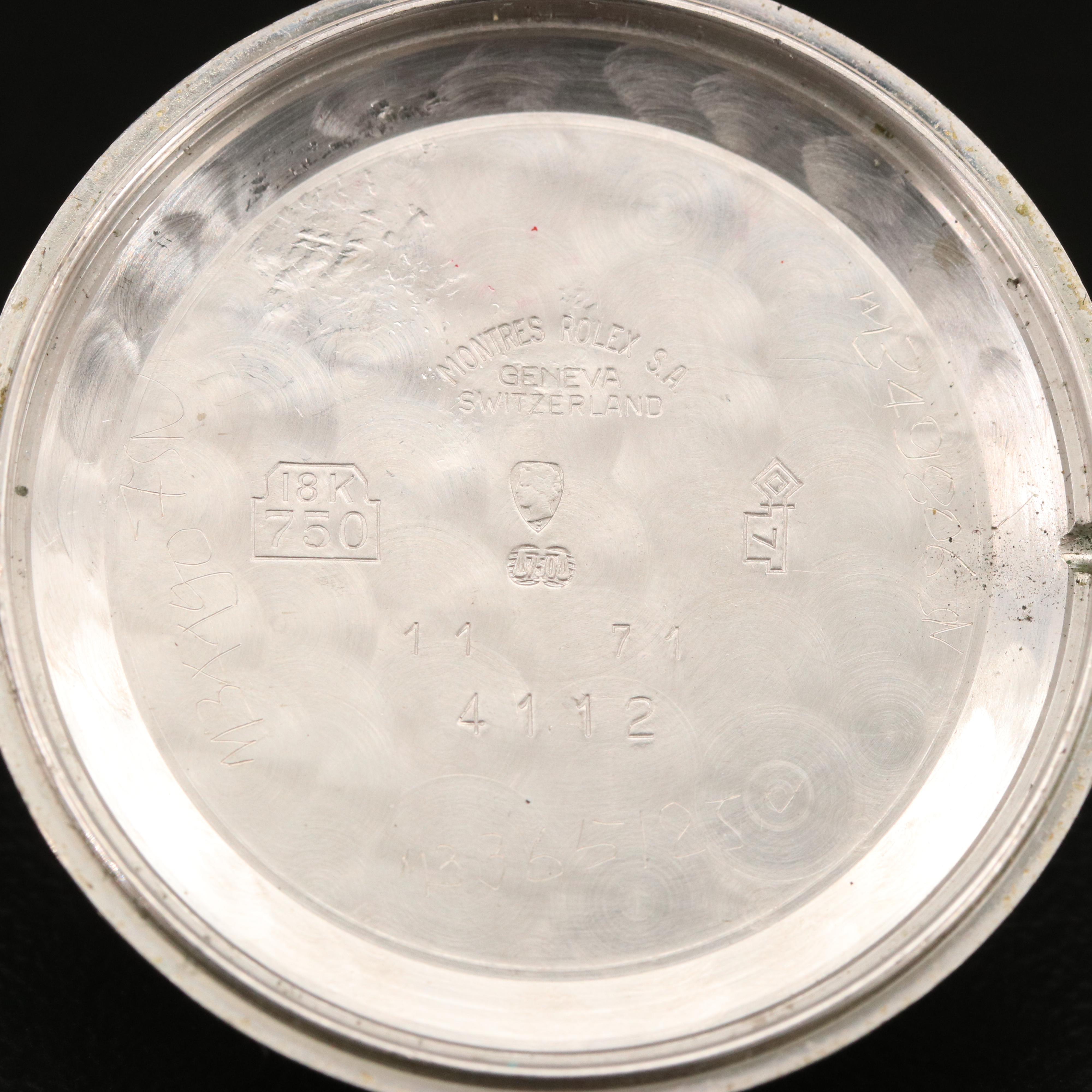 18K Rolex Geneve Cellini Manual Wind Watch