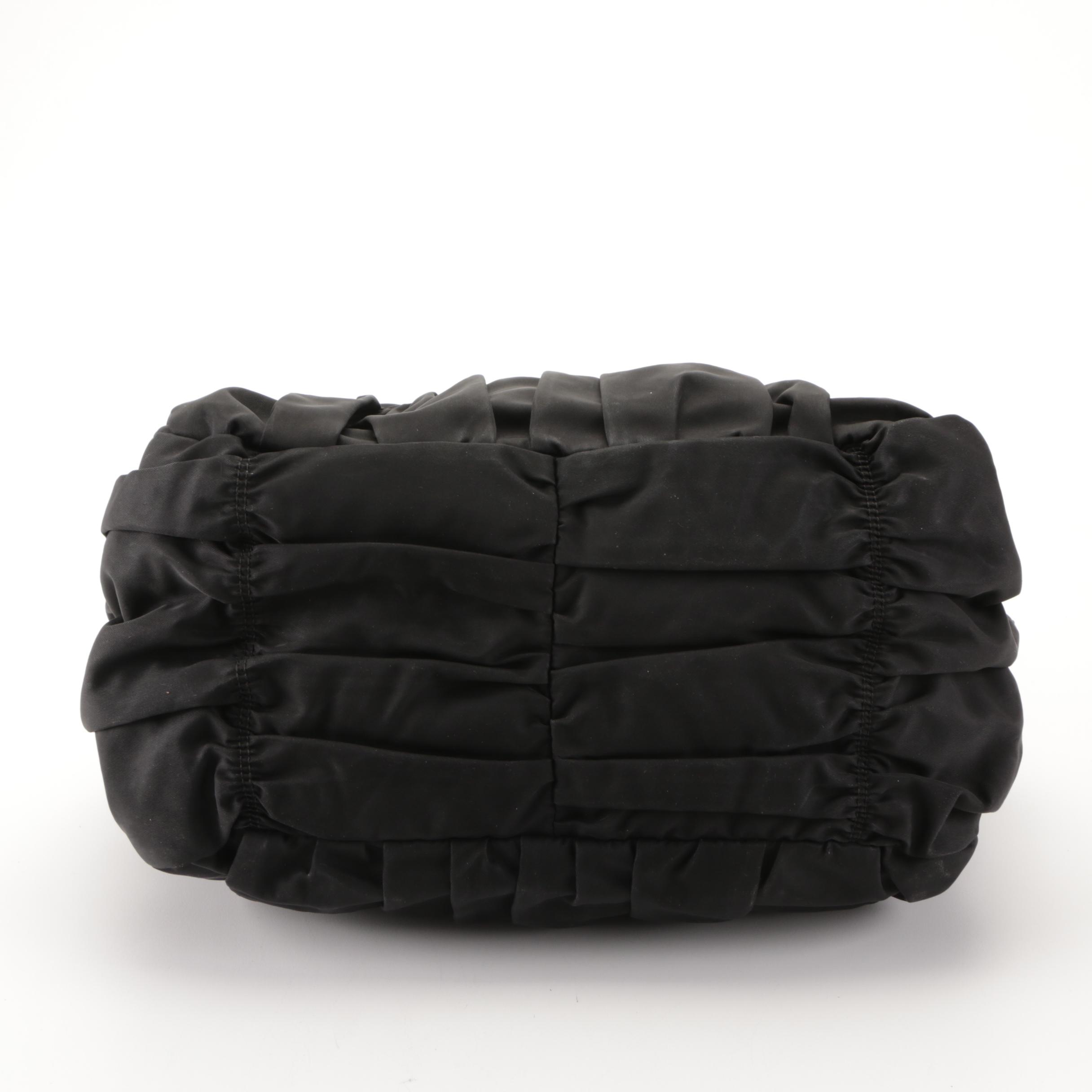 Prada Black Gaufre Tessuto Nylon Bag