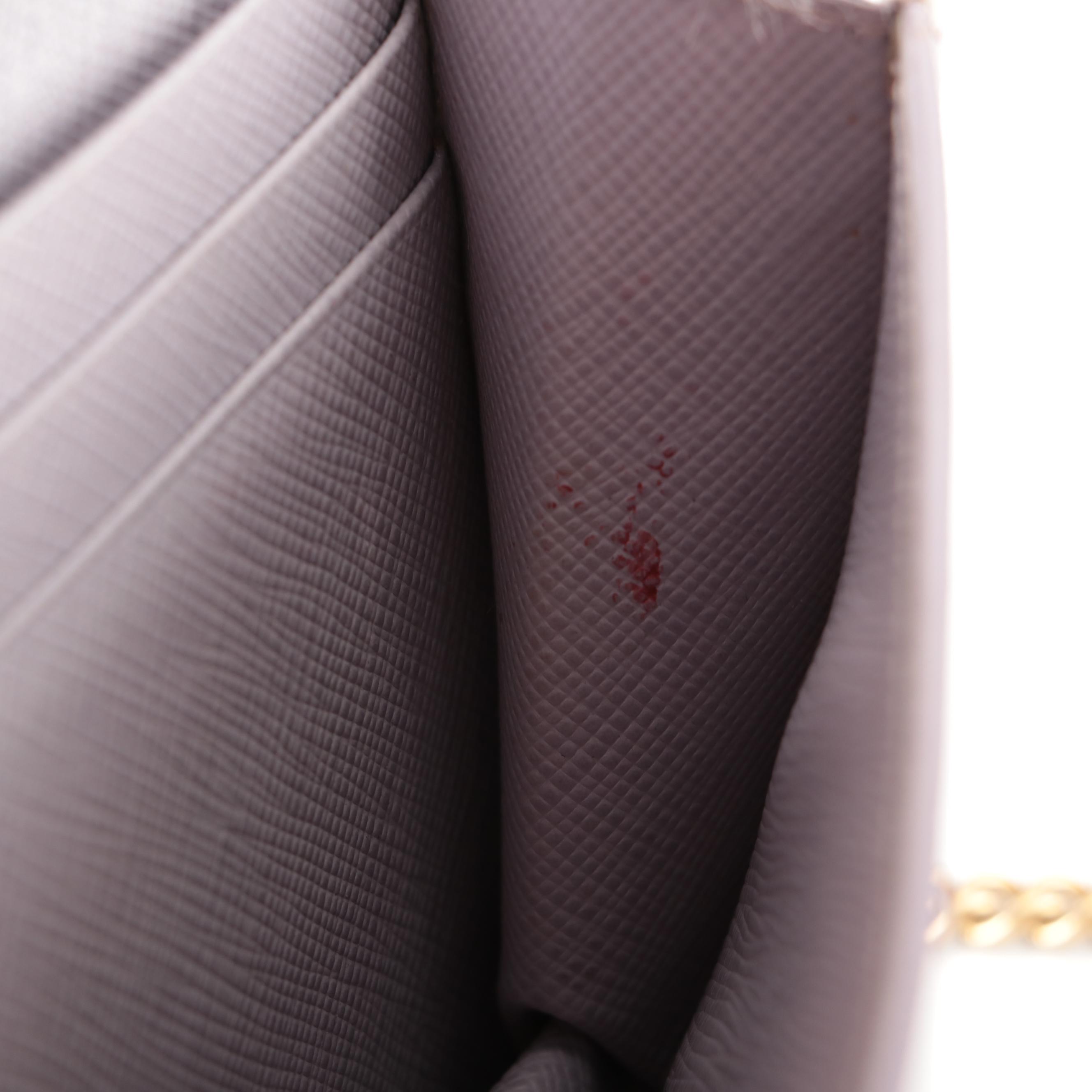 Prada Wallet on Chain in Saffiano Leather