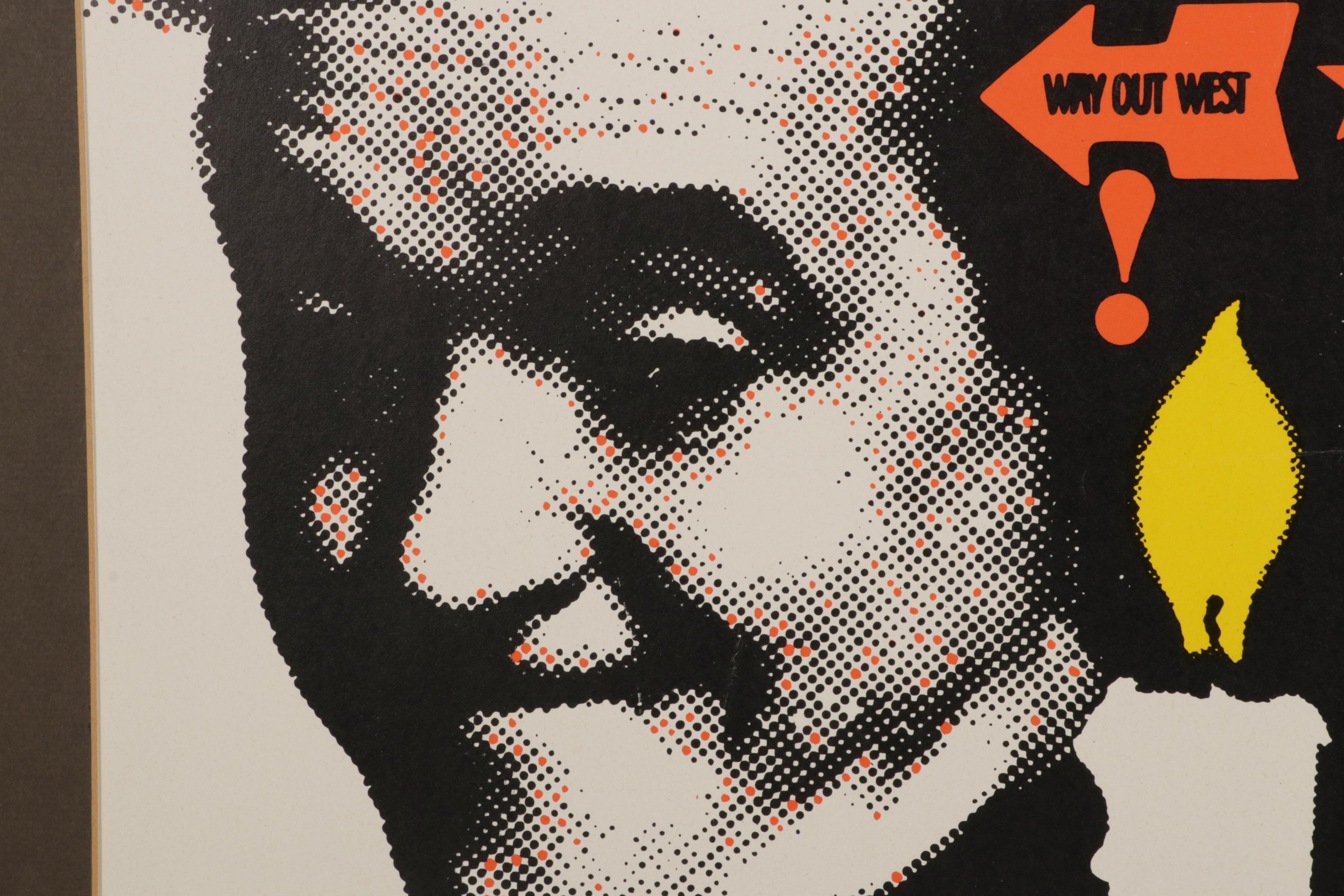 "2 Ritten Nach Texas" German Language Dubbed Movie Poster, Circa 1965