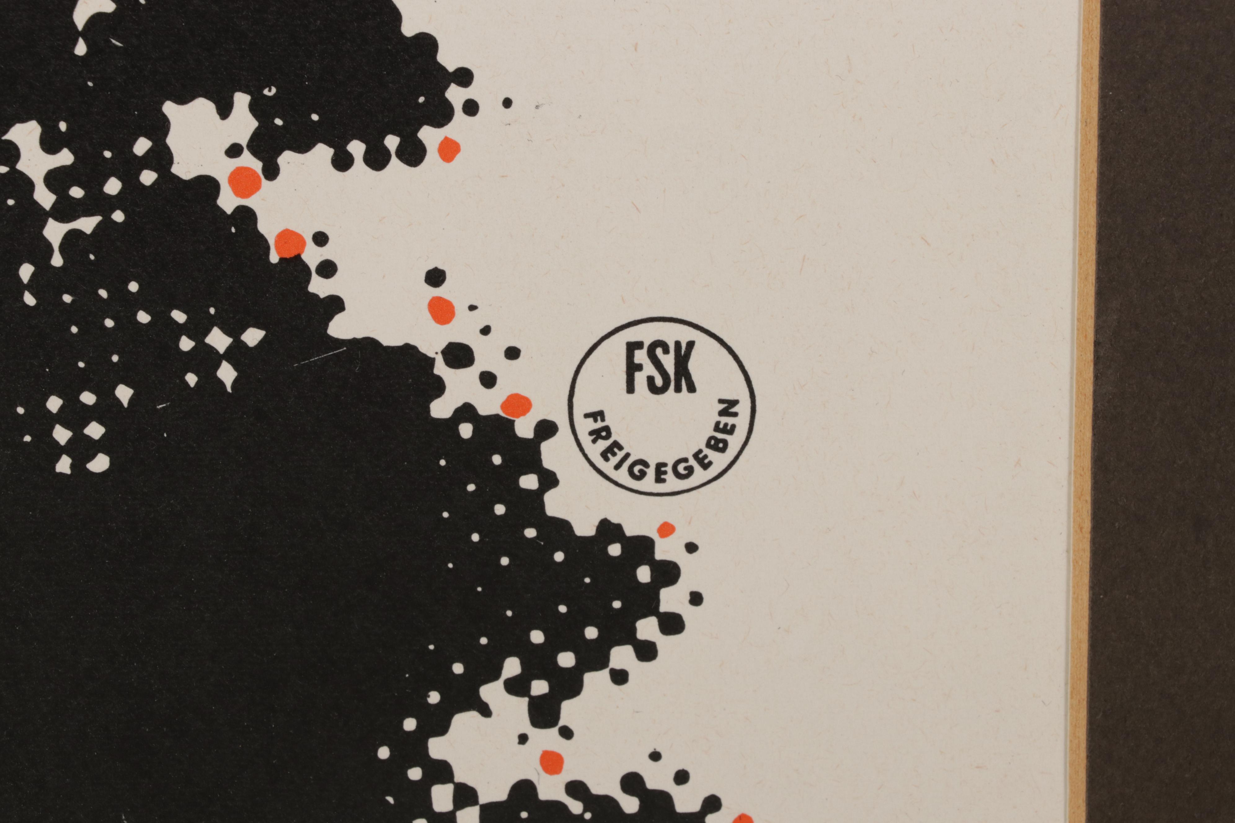 "2 Ritten Nach Texas" German Language Dubbed Movie Poster, Circa 1965