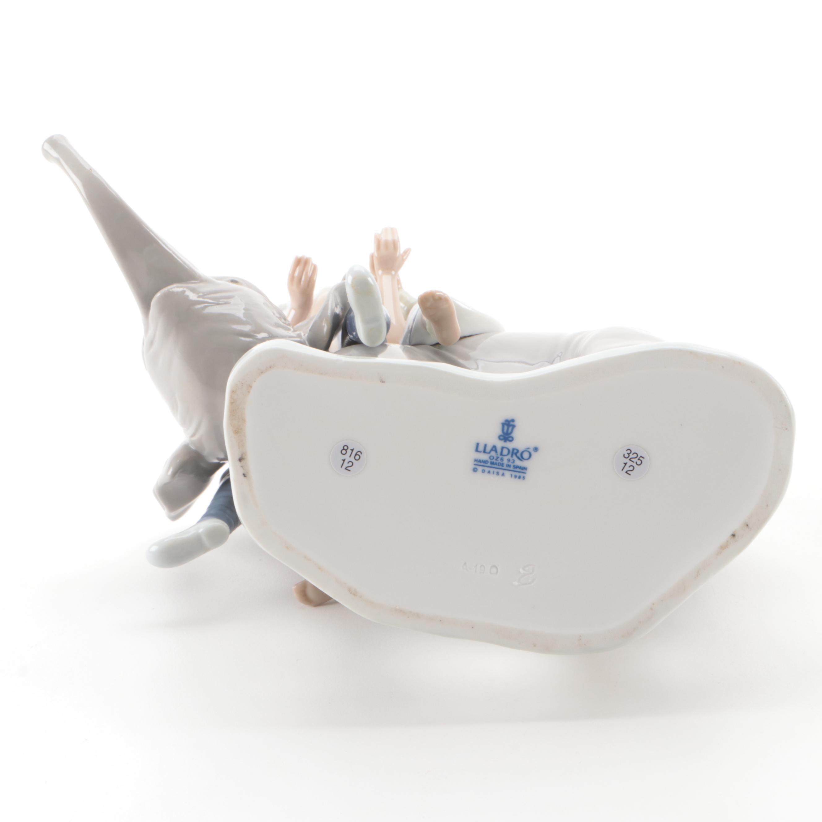 Lladró "Hindu Children" Porcelain Figurine Designed by José Puche