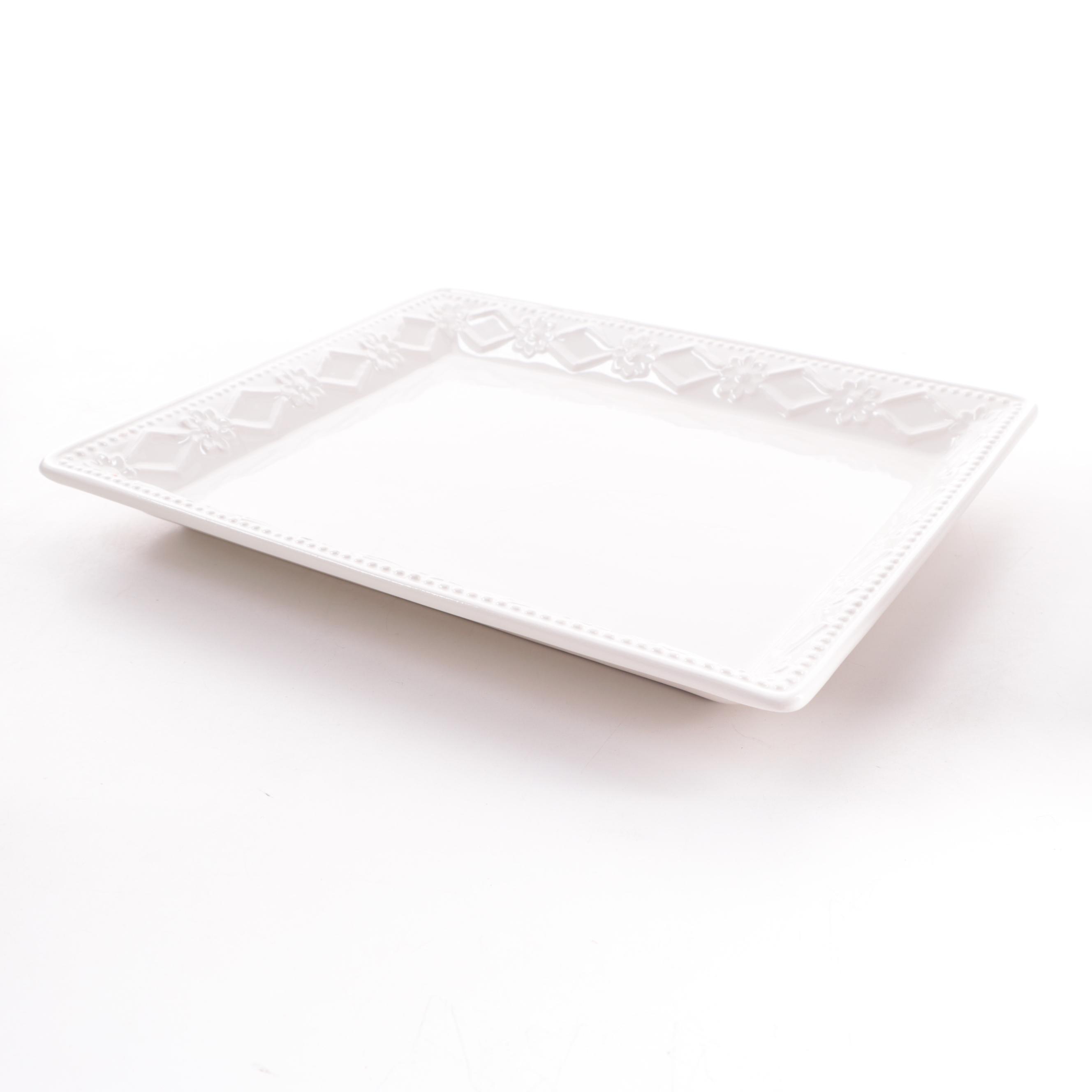 BICO Ceramic Bakeware, Italian Platter and Ladybug Pitcher