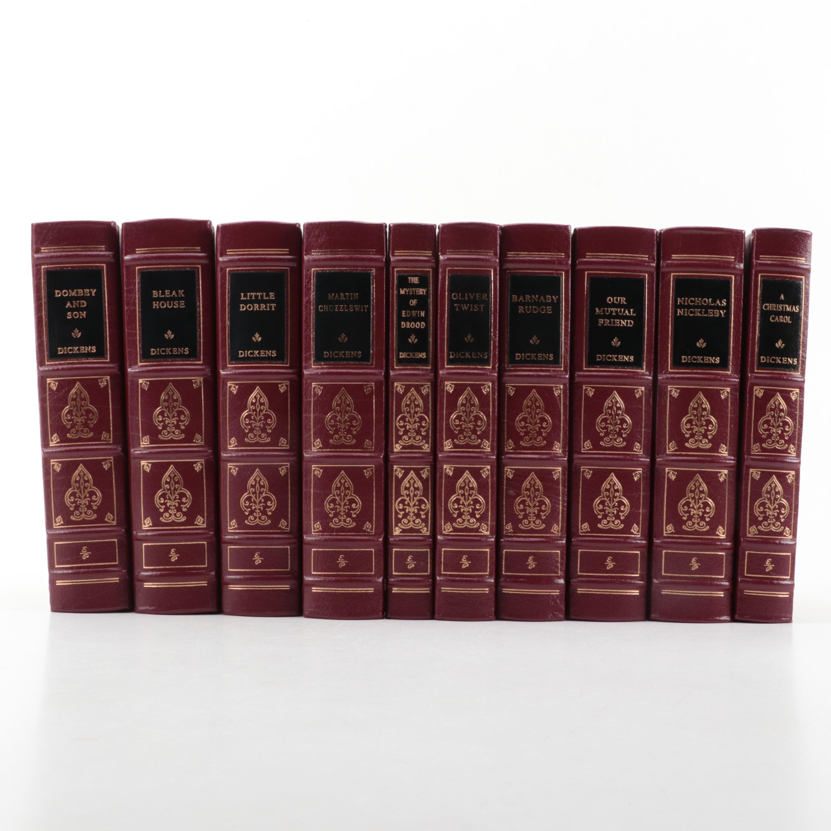 Easton Press Charles Dickens Collection Including "A Christmas Carol"