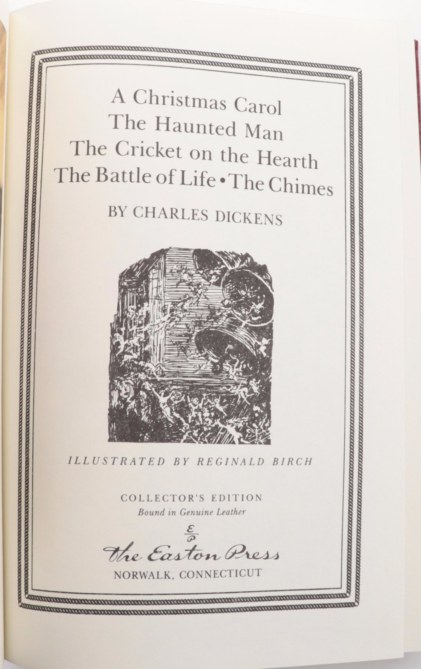 Easton Press Charles Dickens Collection Including "A Christmas Carol"