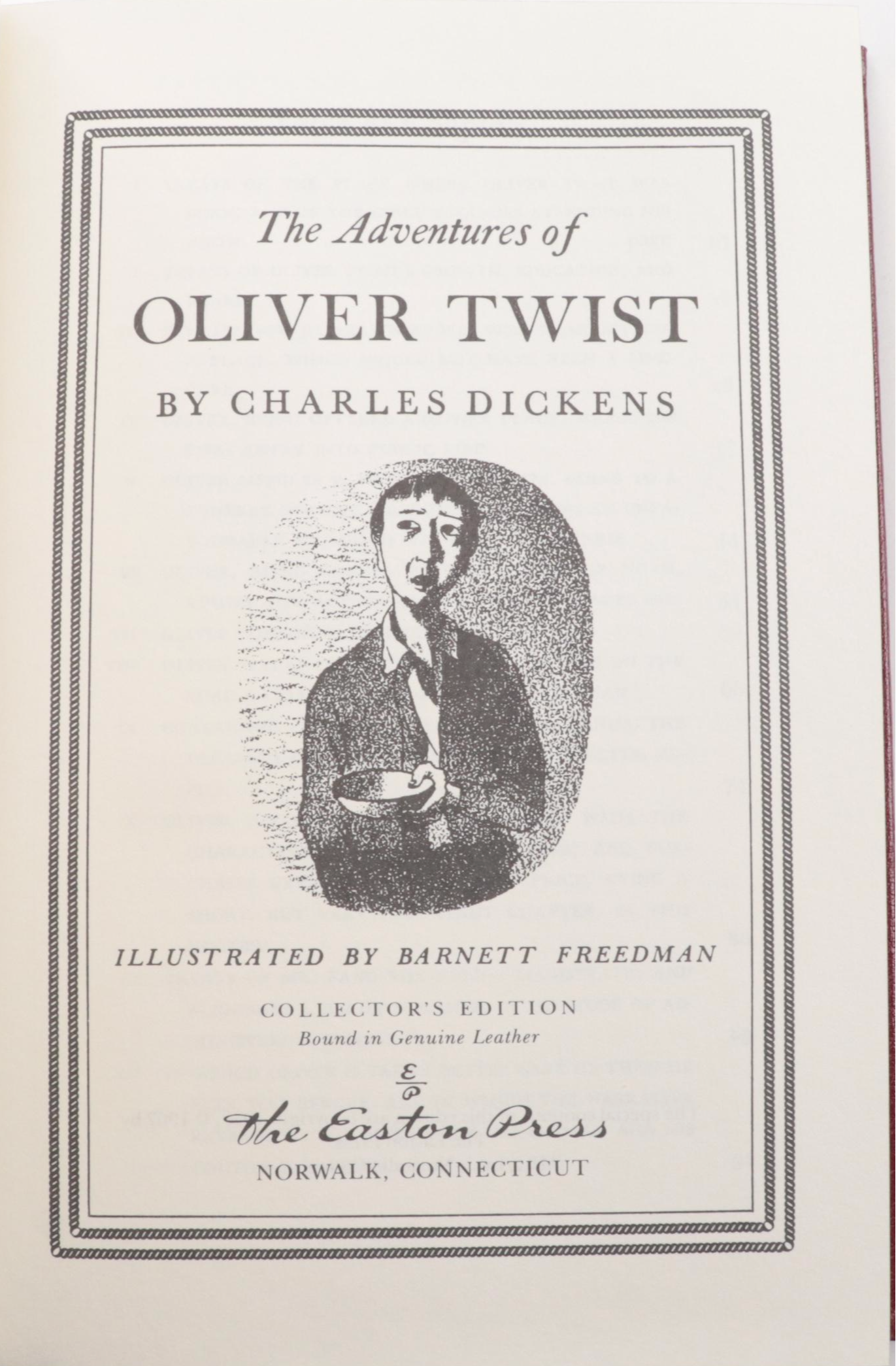 Easton Press Charles Dickens Collection Including "A Christmas Carol"