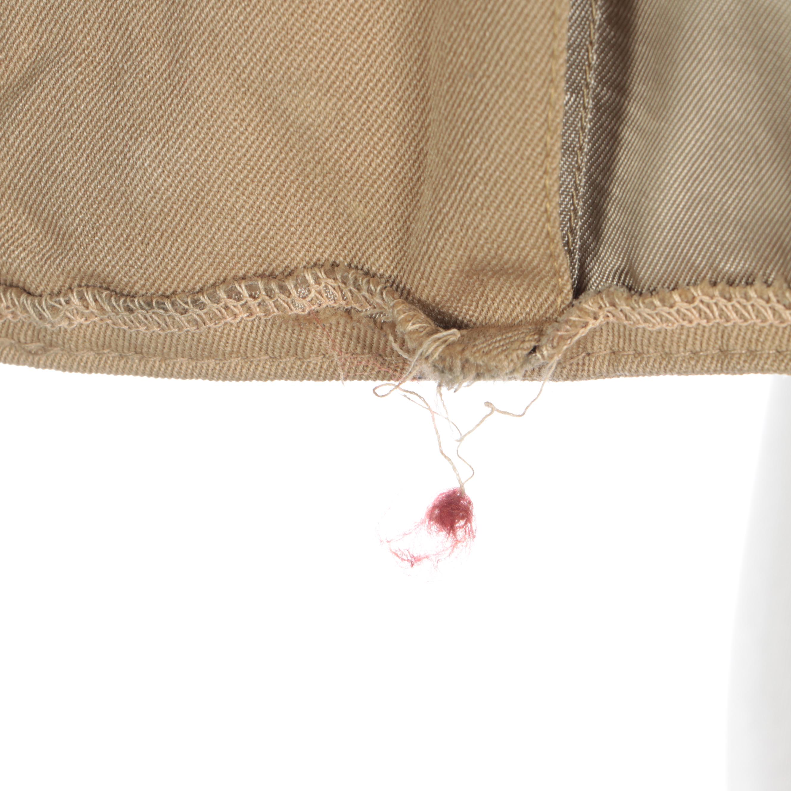 WWII Era U.S. Navy Service Dress Khaki Uniform Jacket with Rank Insignia