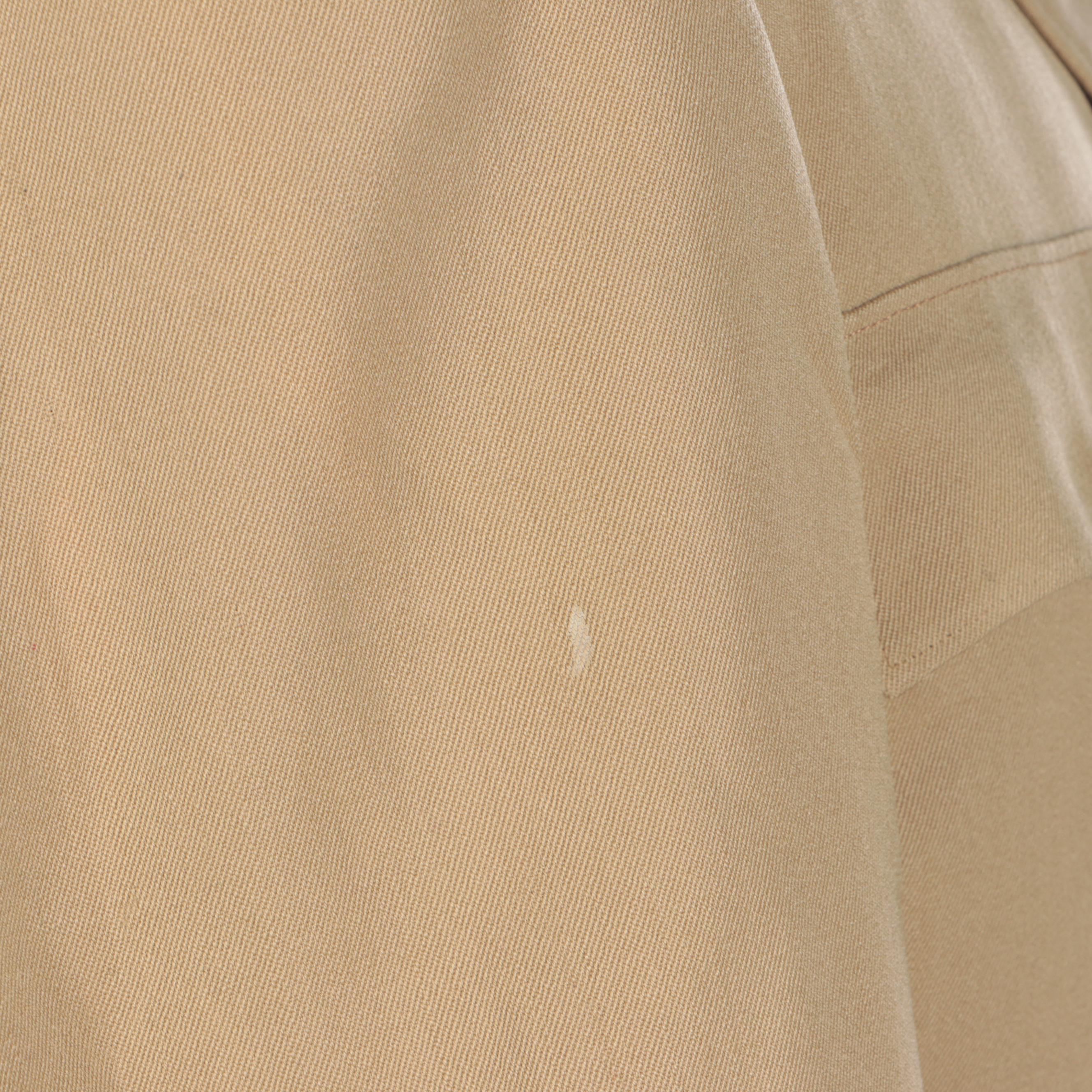 WWII Era U.S. Navy Service Dress Khaki Uniform Jacket with Rank Insignia