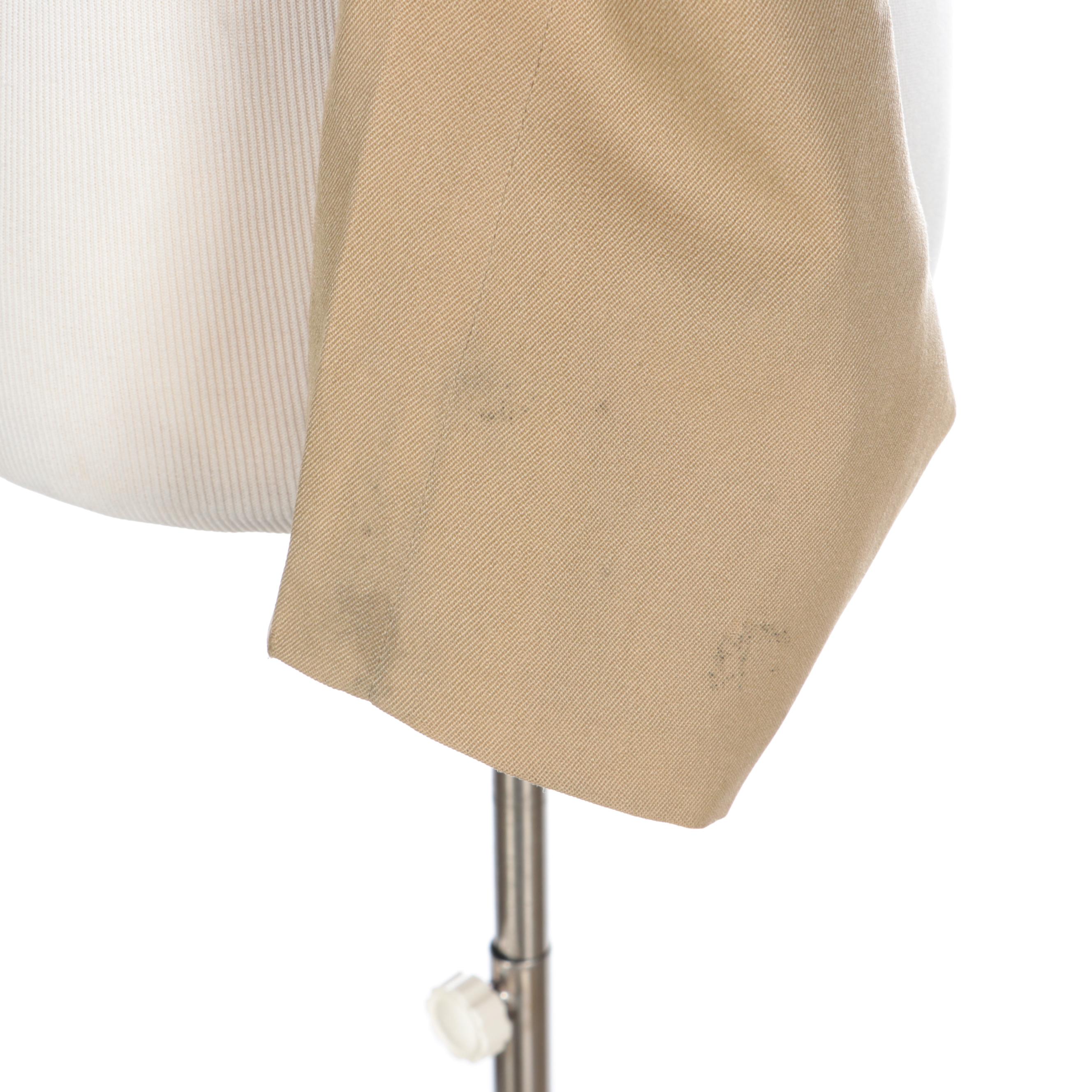 WWII Era U.S. Navy Service Dress Khaki Uniform Jacket with Rank Insignia