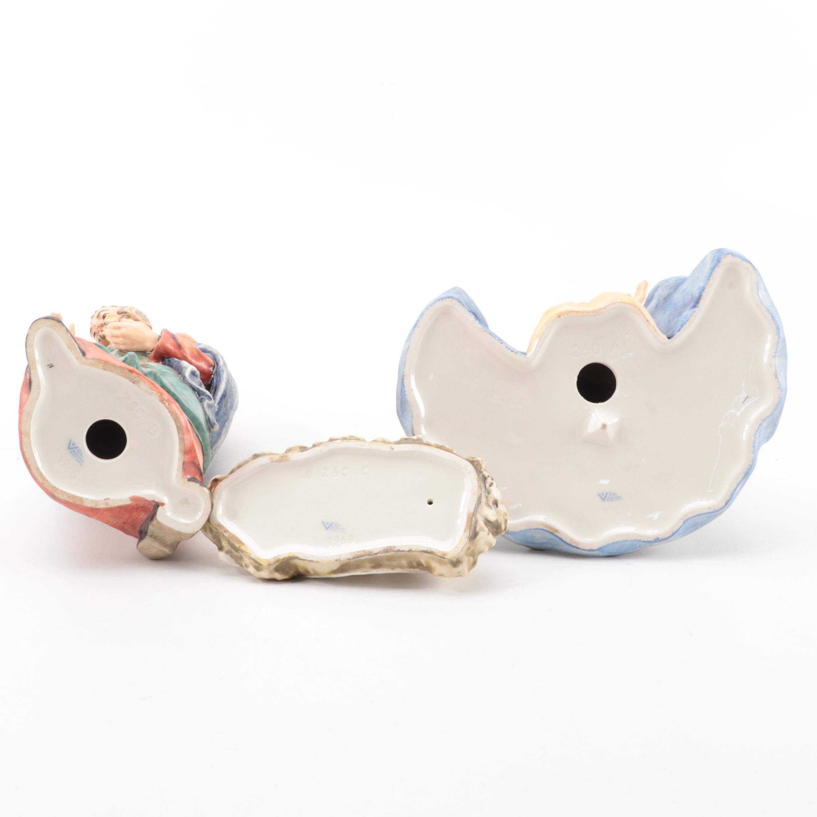 Goebel Porcelain Nativity Figurines, Mid-20th Century