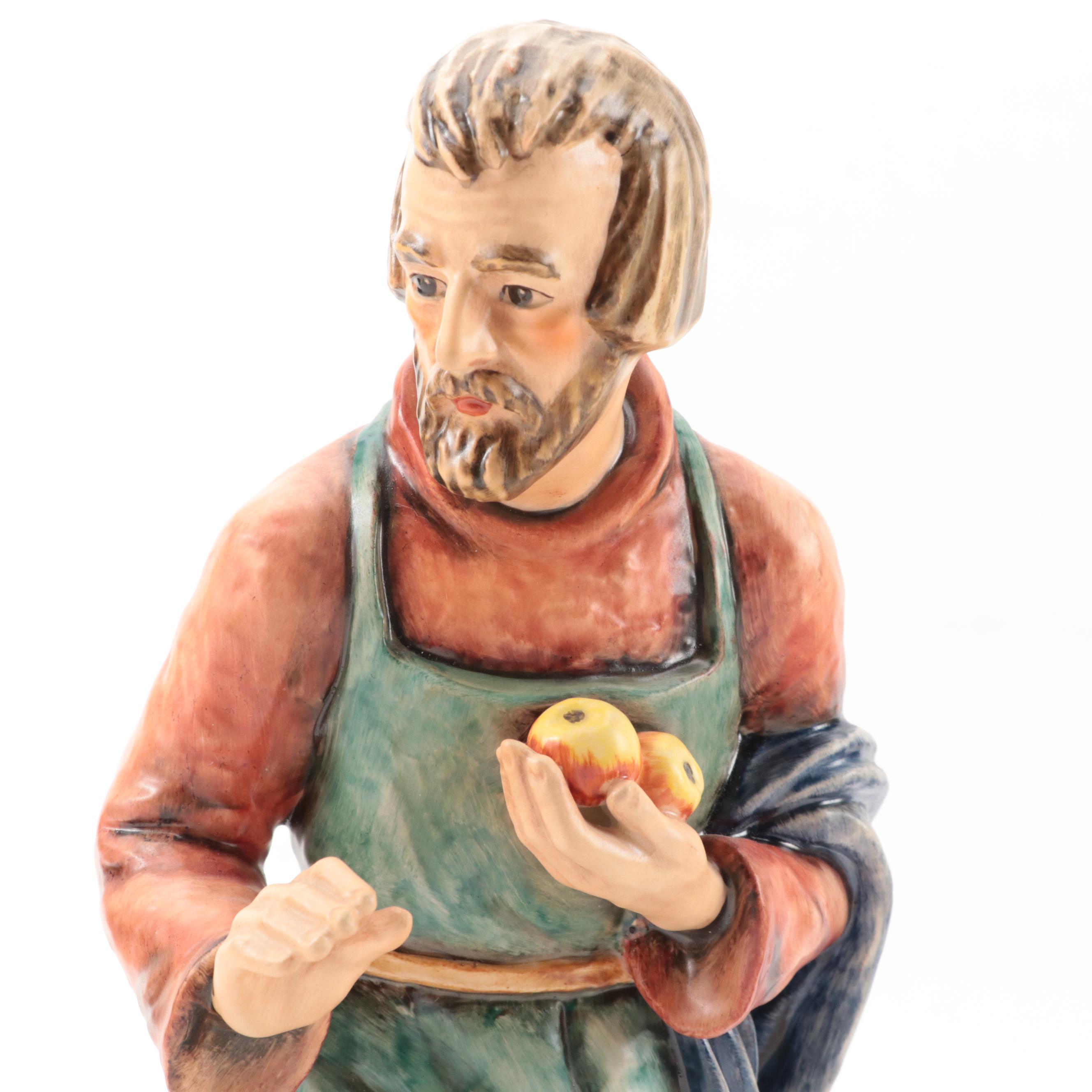 Goebel Porcelain Nativity Figurines, Mid-20th Century