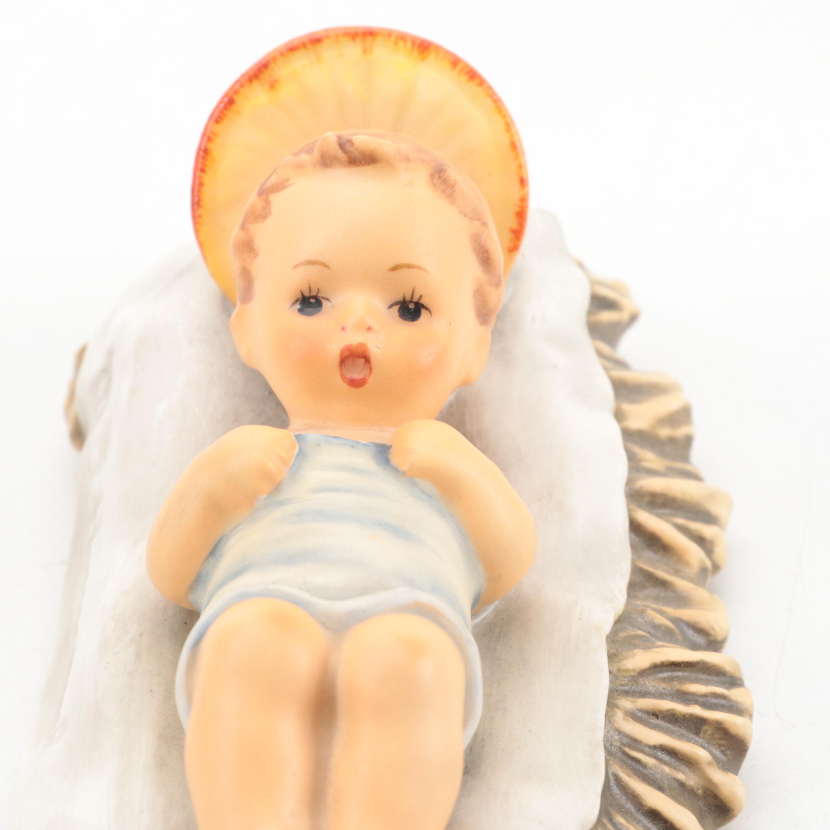 Goebel Porcelain Nativity Figurines, Mid-20th Century