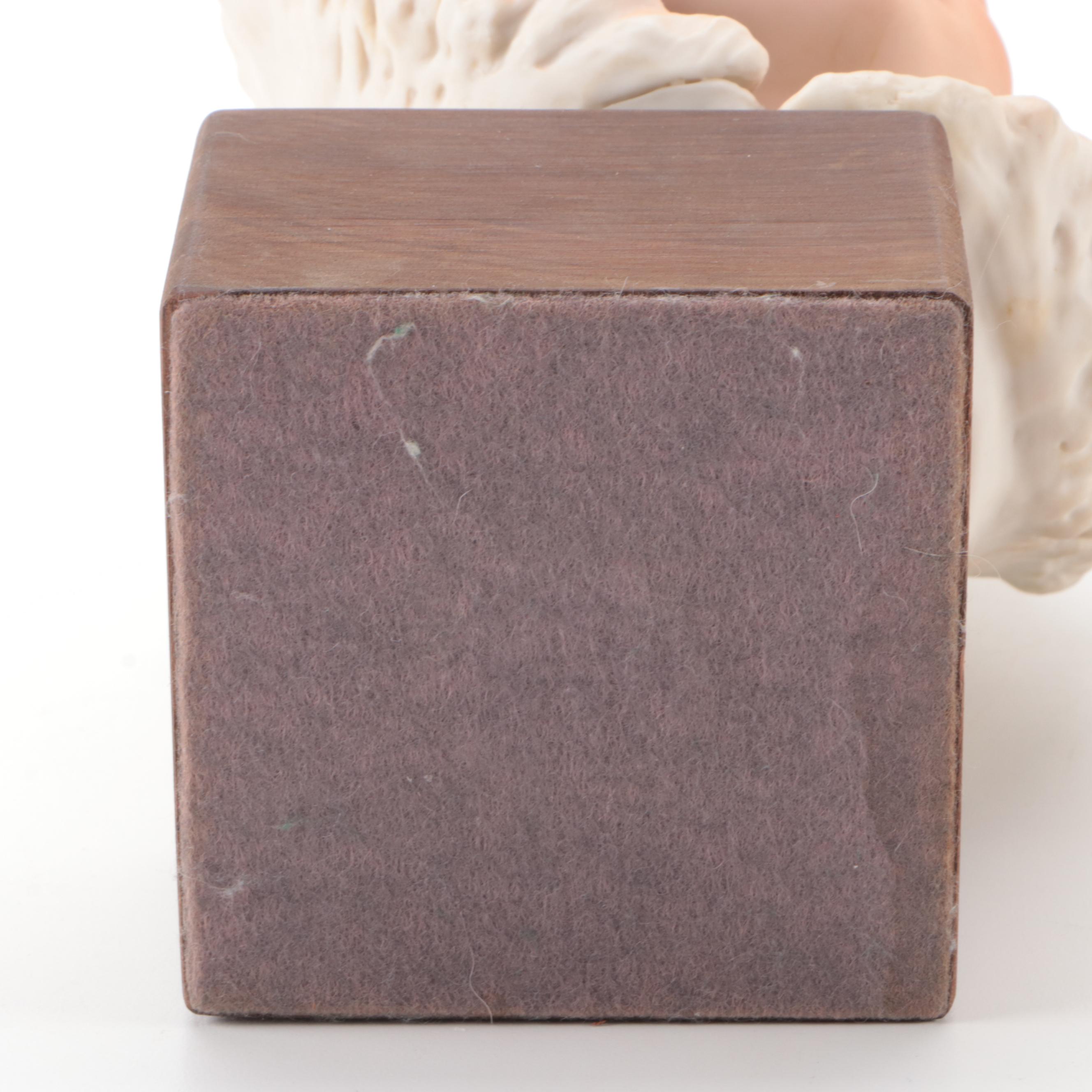 Cybis "Running Deer" and "Eskimo Child-Snow Bunting" Porcelain Figurines