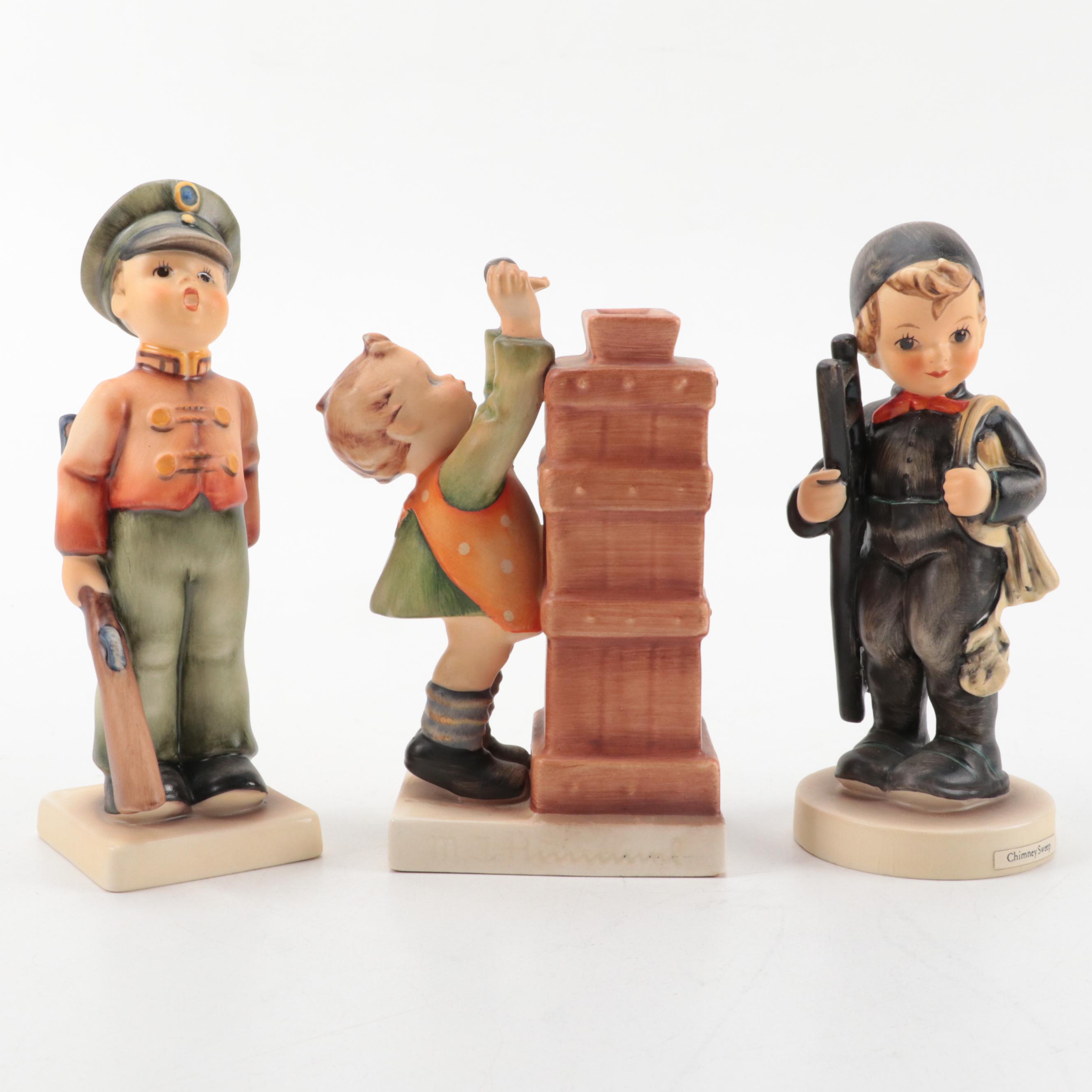 Goebel Hummel "Little Thrifty" Bank and Other Hummel Figurines