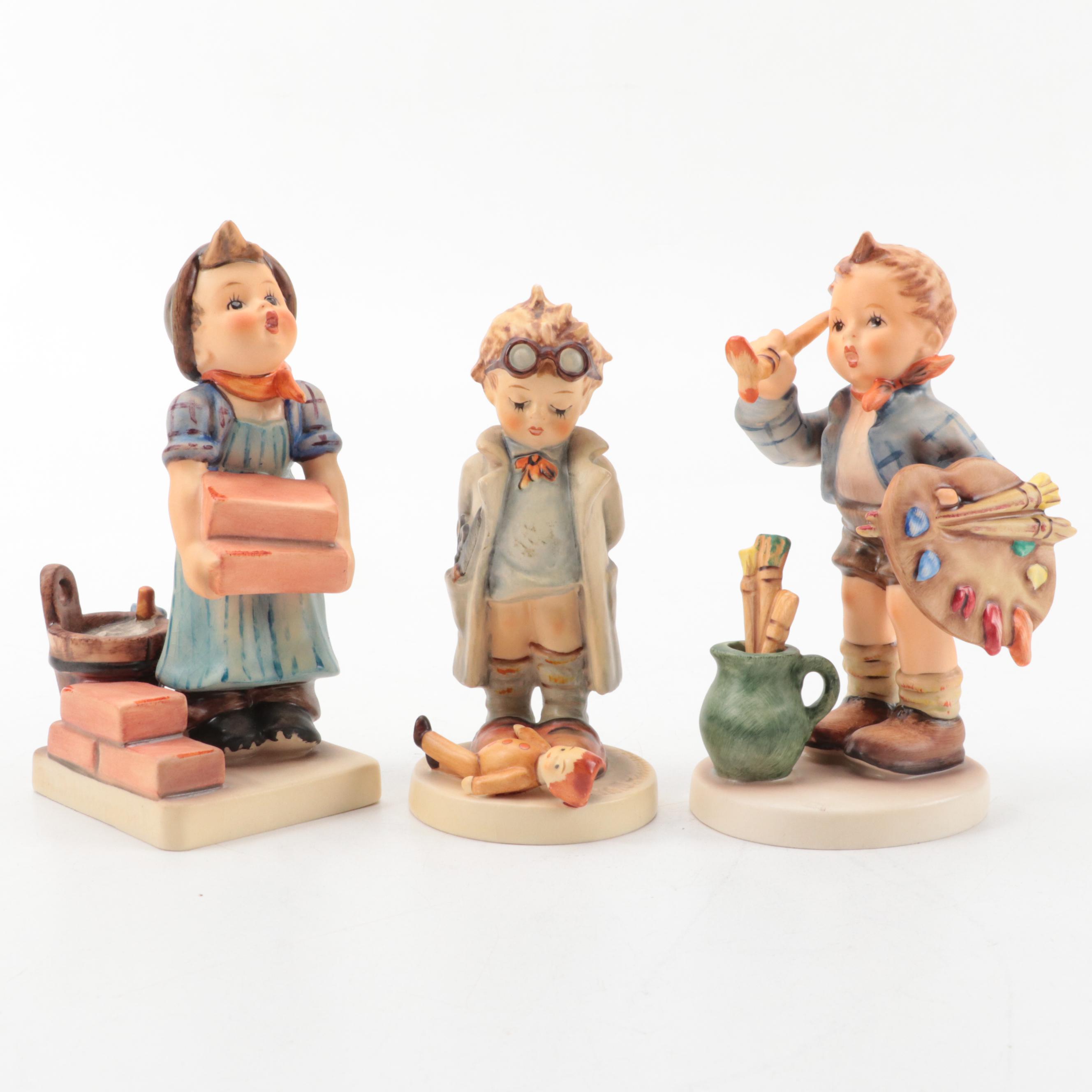 Goebel Hummel "Little Thrifty" Bank and Other Hummel Figurines