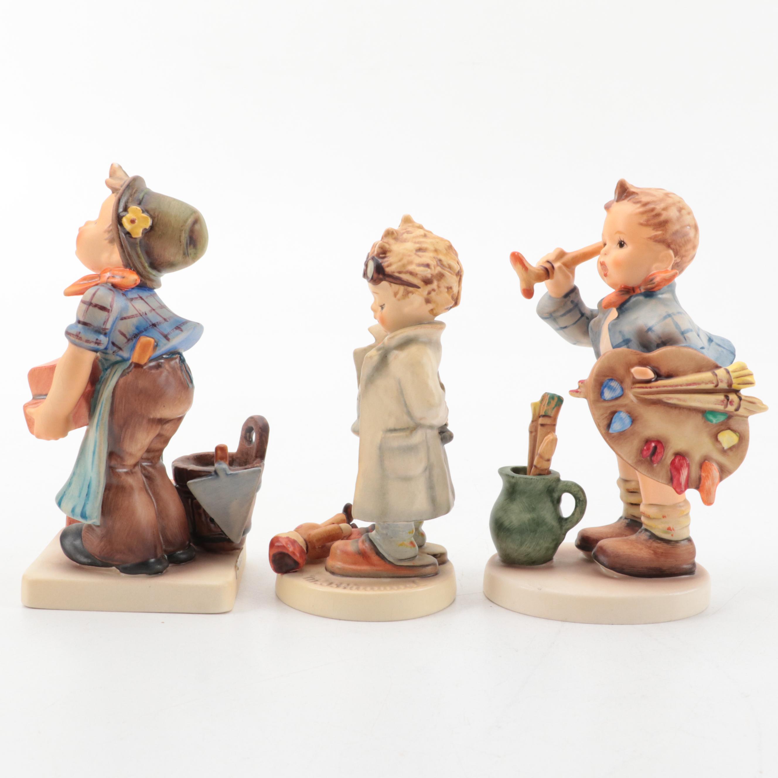 Goebel Hummel "Little Thrifty" Bank and Other Hummel Figurines