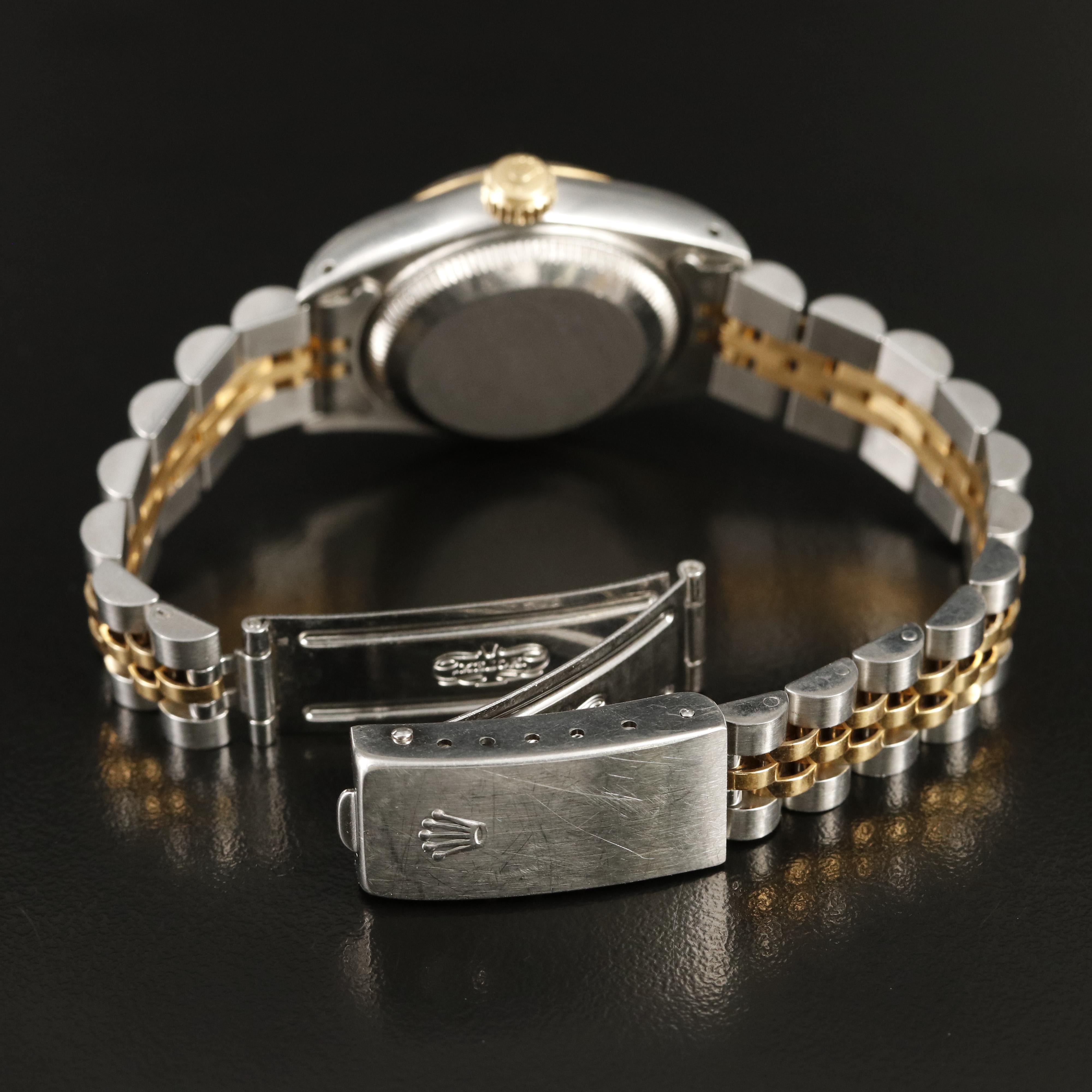 1991 Rolex Oyster Perpetual Datejust Diamond Dial Watch