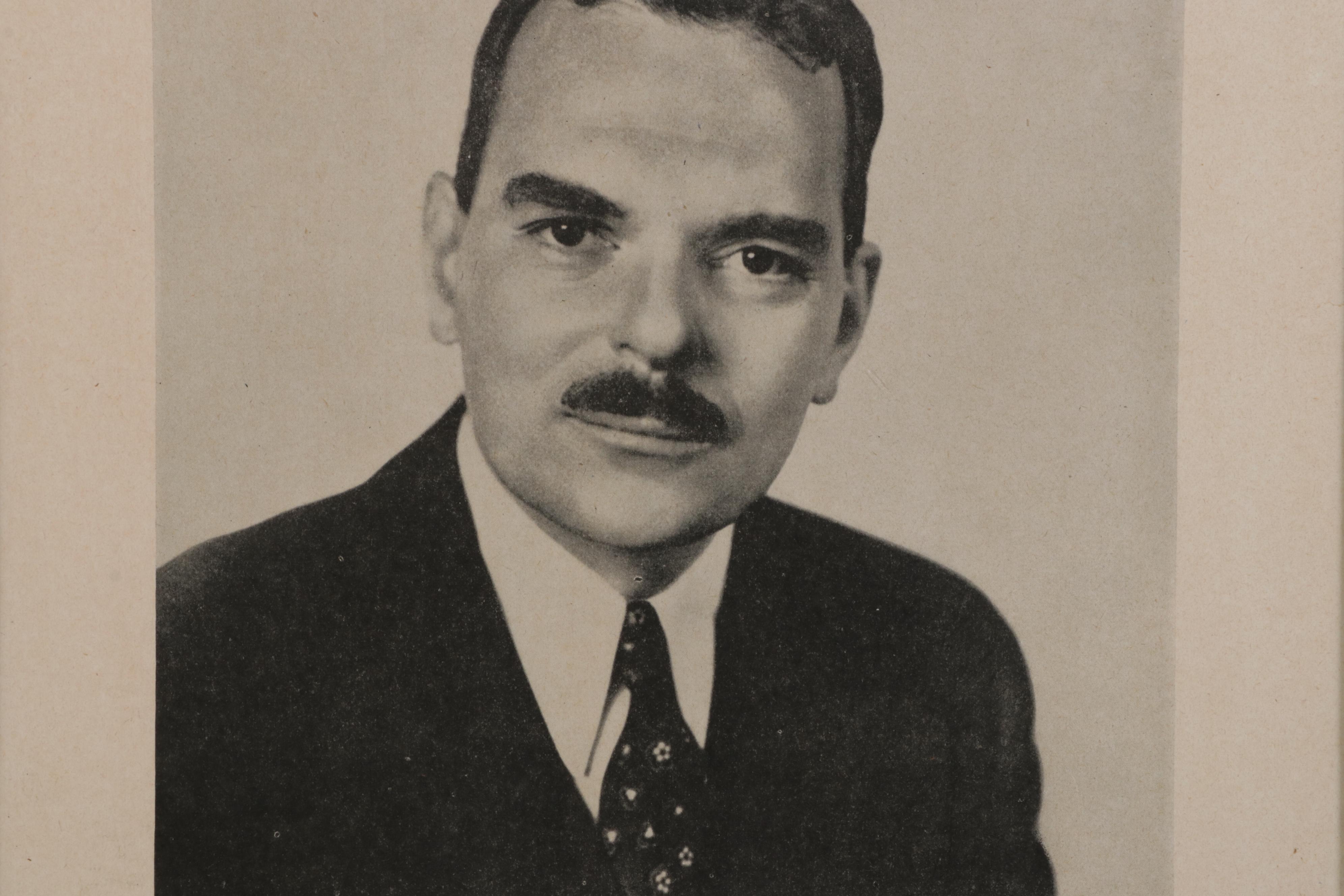Thomas E. Dewey Halftone 1948 Presidential Campaign Poster, Circa 1948